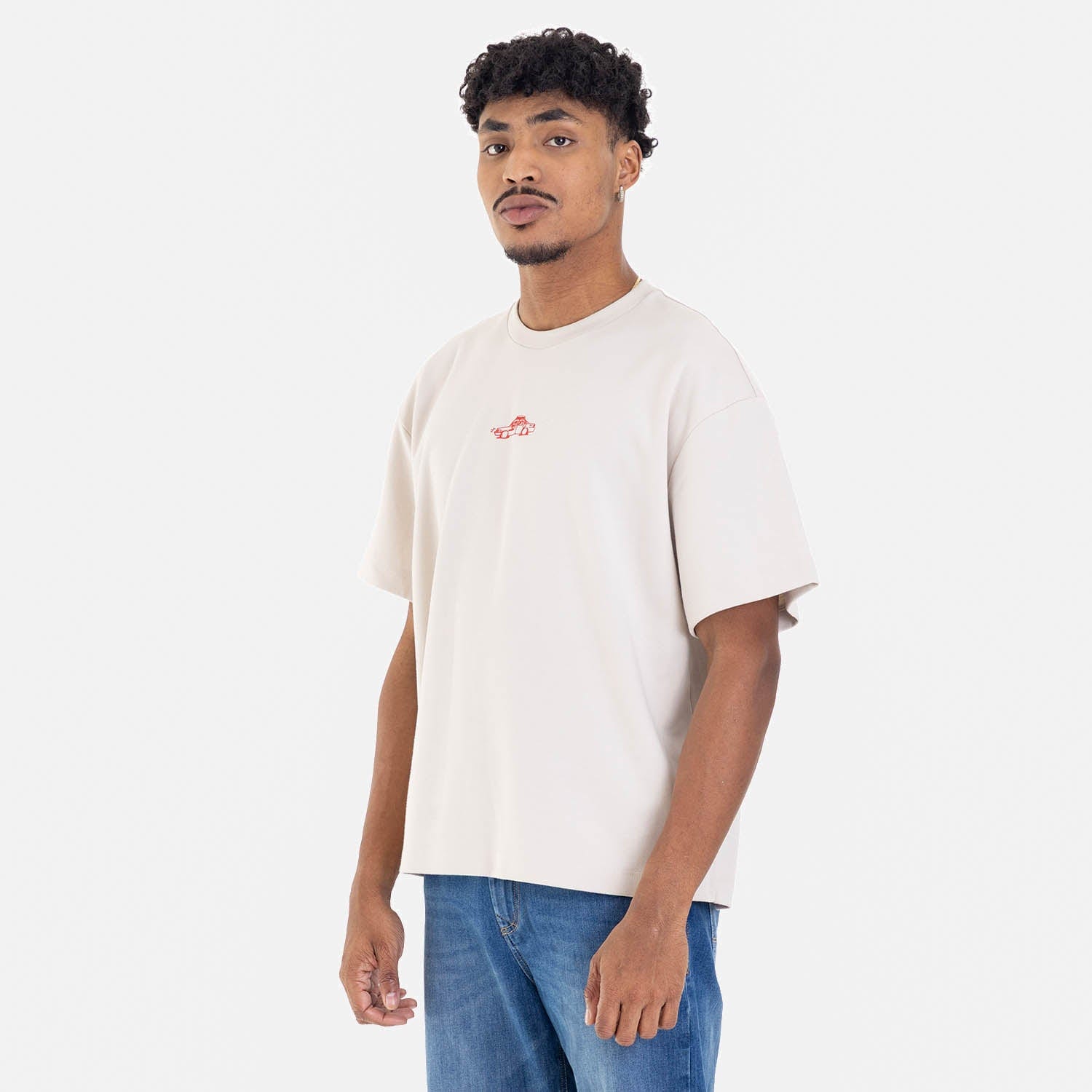 Boxy Fit City Sketch Tee Sand - imagen 6