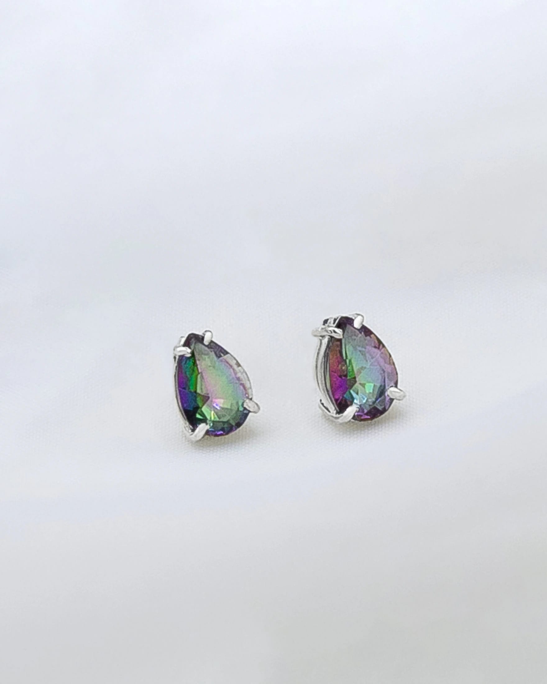 Aretes Topacio Místico Gotas - imagen 1