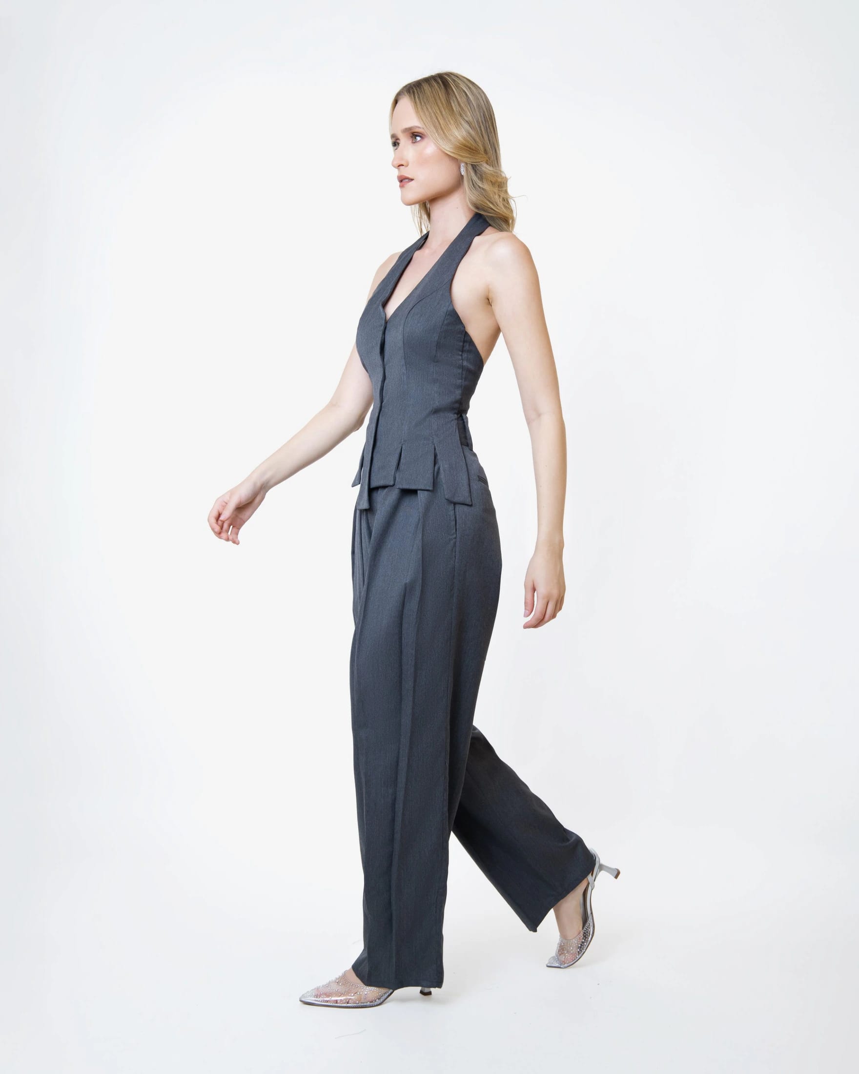 Gray Office Pants - imagen 2