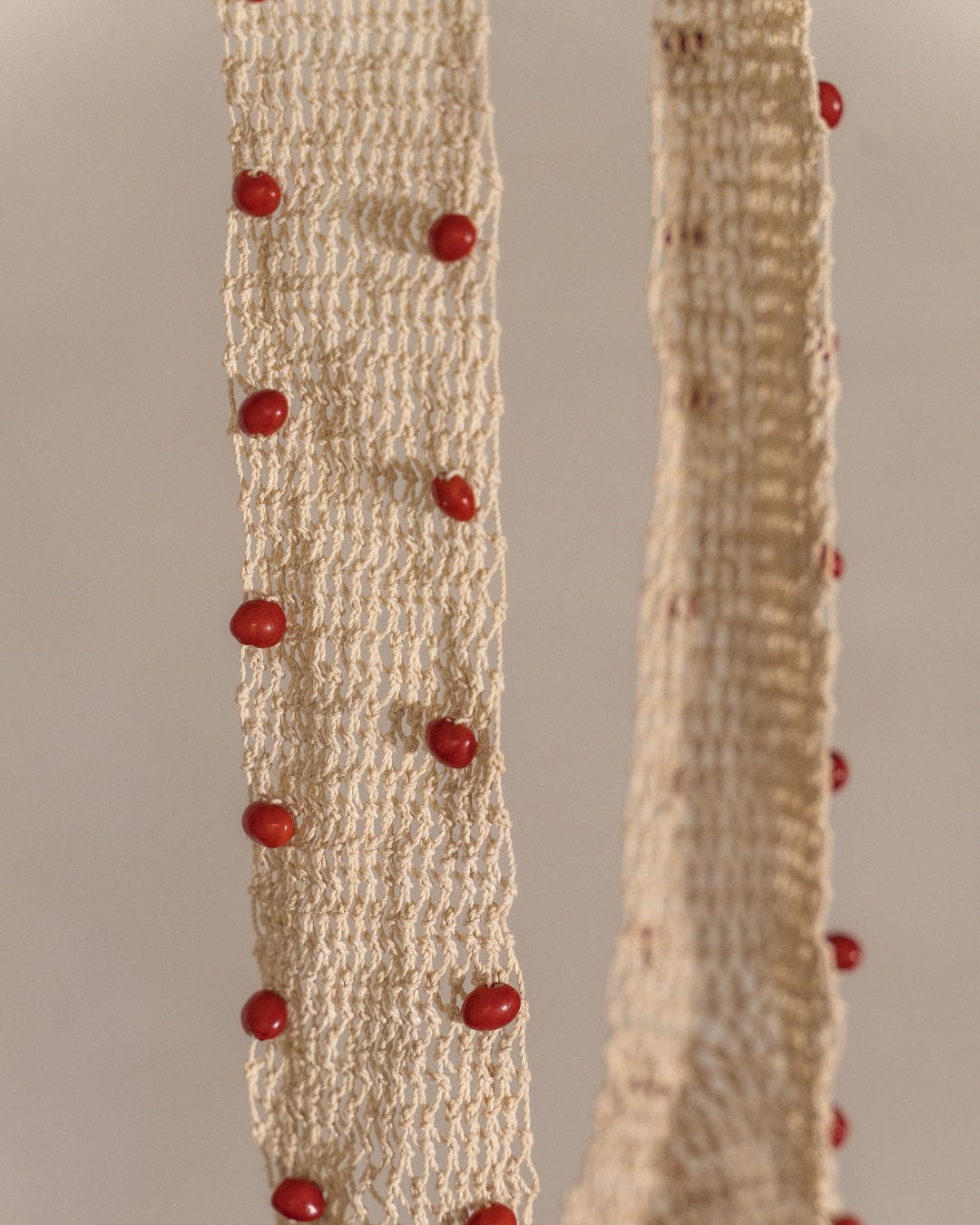 AYMA BAG IVORY-RED - imagen 5