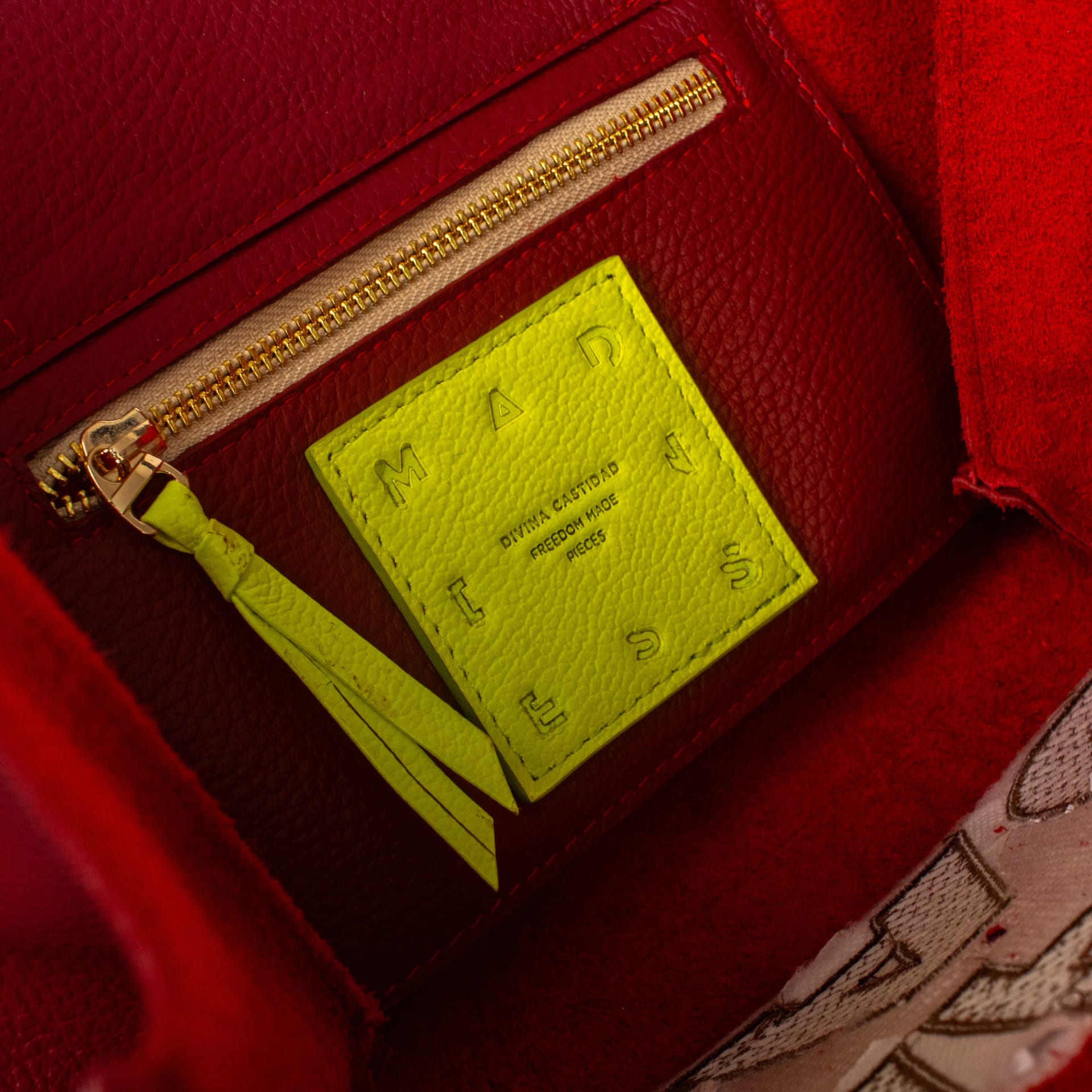 Paper Bag SHORT - Burgundy x Chocolate - imagen 4