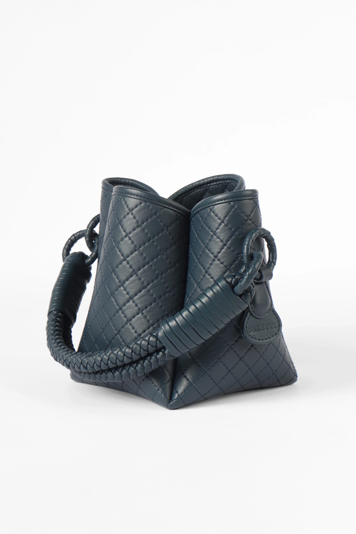 Tulip Mini  Bucket Bag, Navy Blue - imagen 3