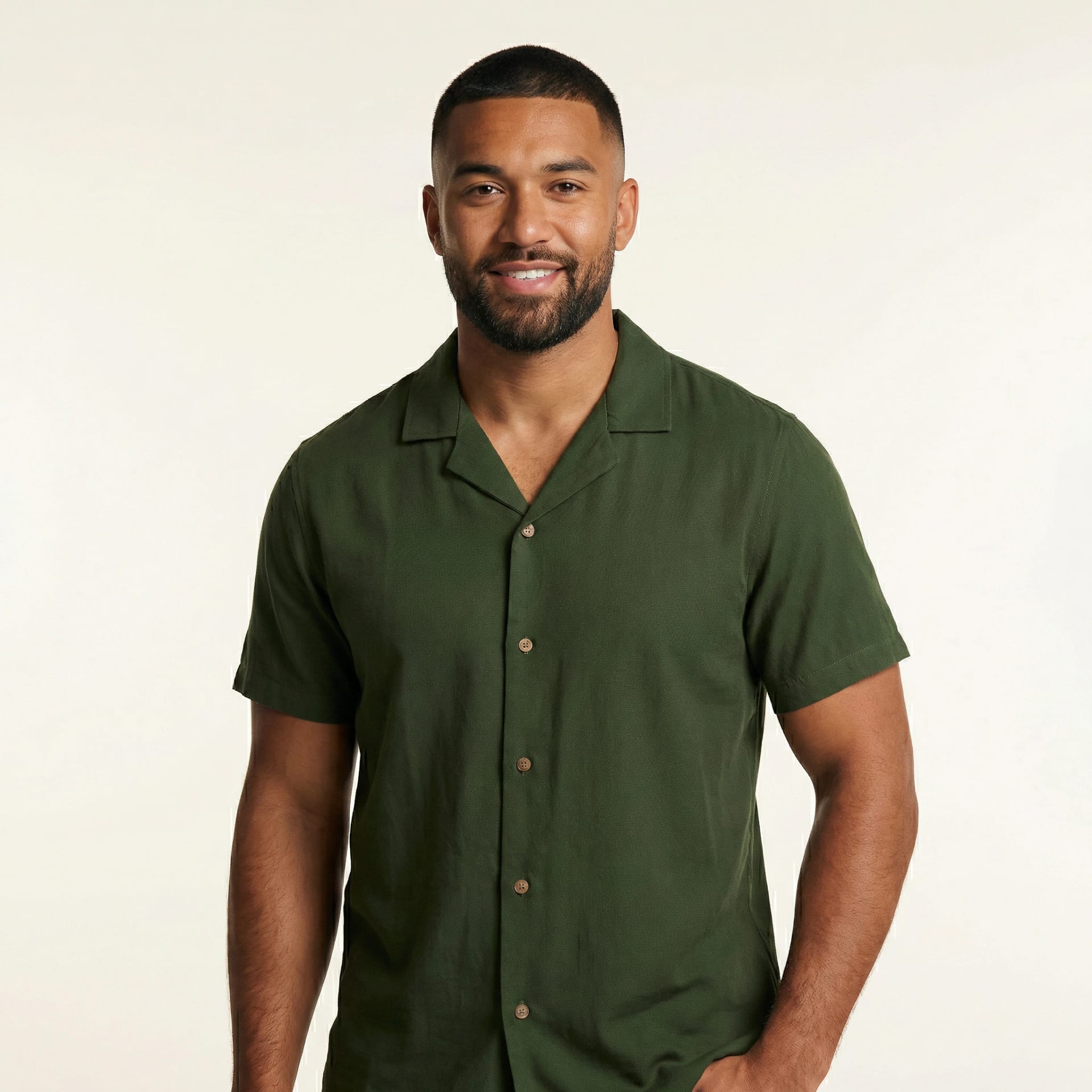 Camisa Bowling Verde G03 - imagen 6
