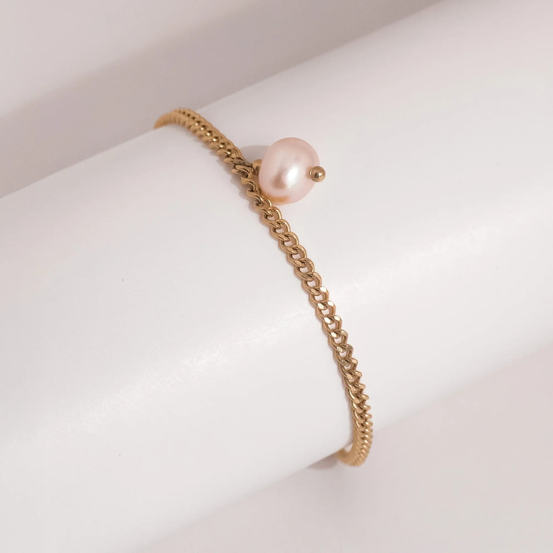 Pulsera Perla Rosa - imagen 1