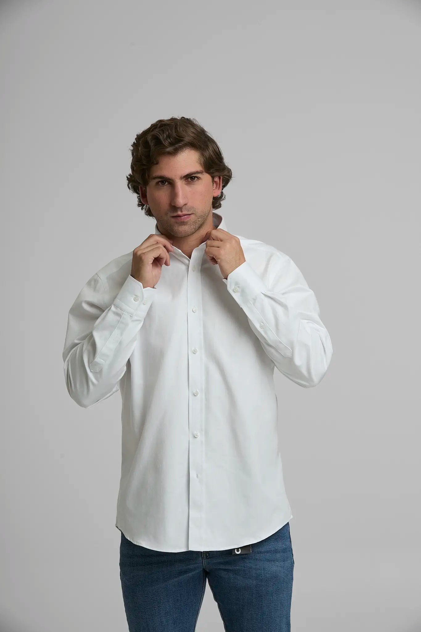 Camisa Hombre Oxford Blanca - imagen 2