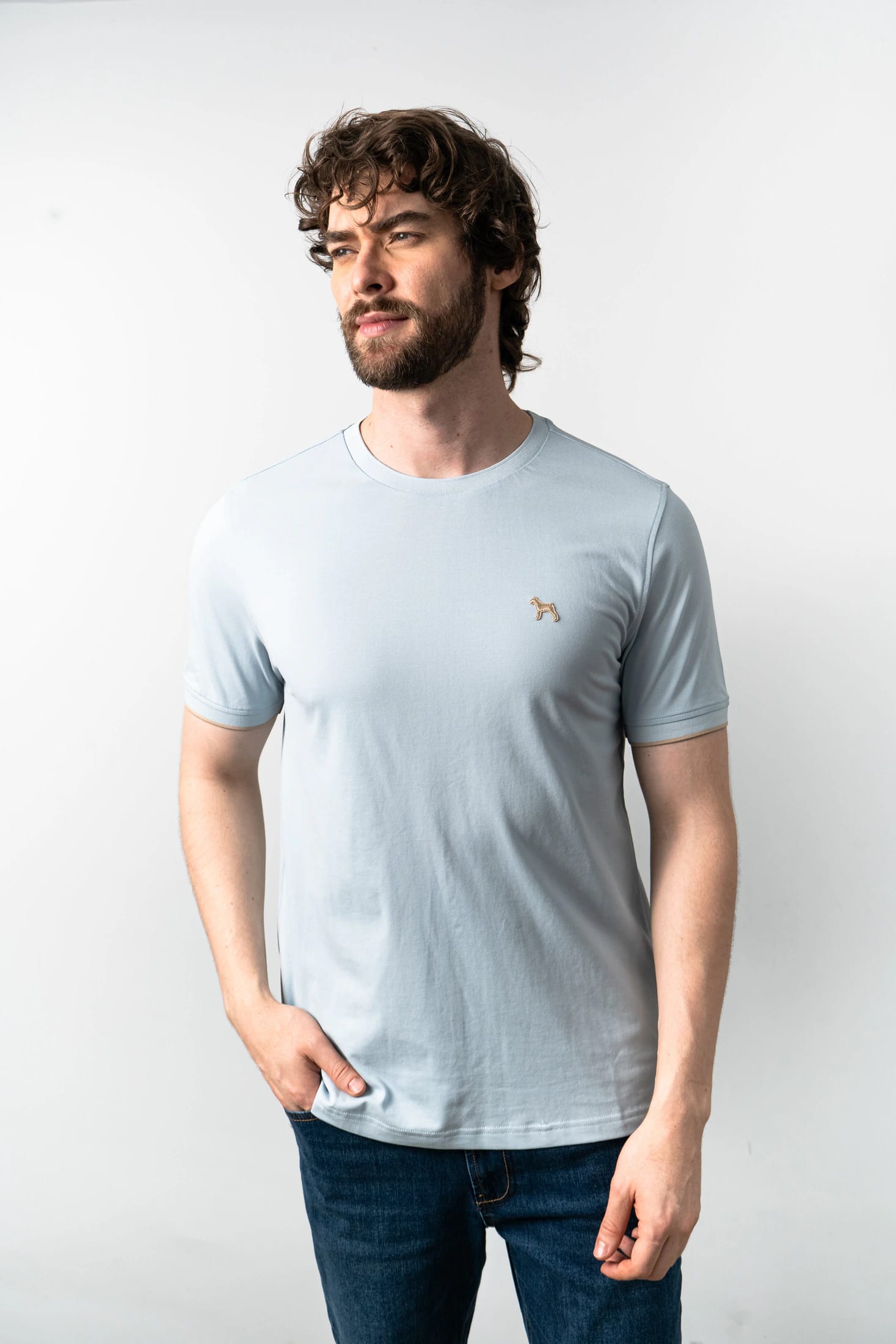 Camiseta Fashion Azul Cielo - imagen 4