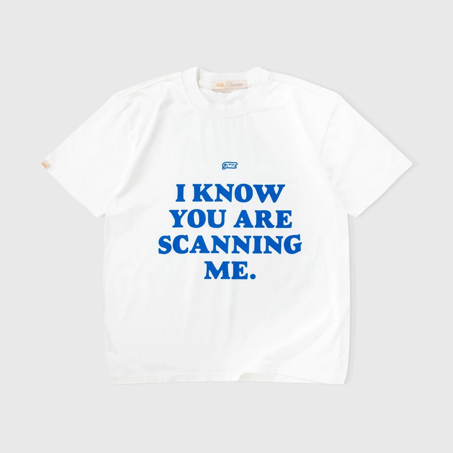 Scanning Cropped Tee - Cream - imagen 1