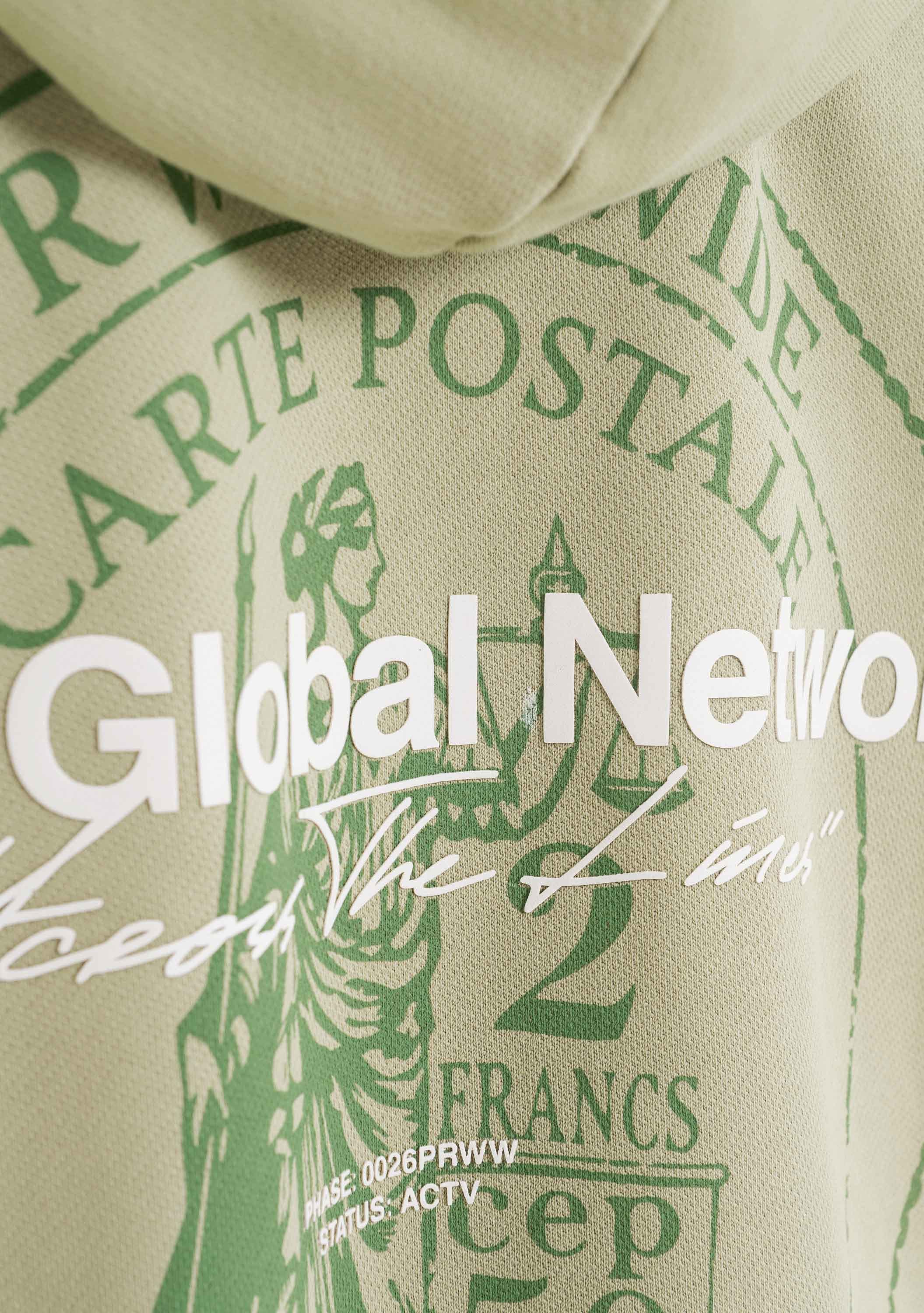 Across The Lines Green Zip Hoodie - imagen 7