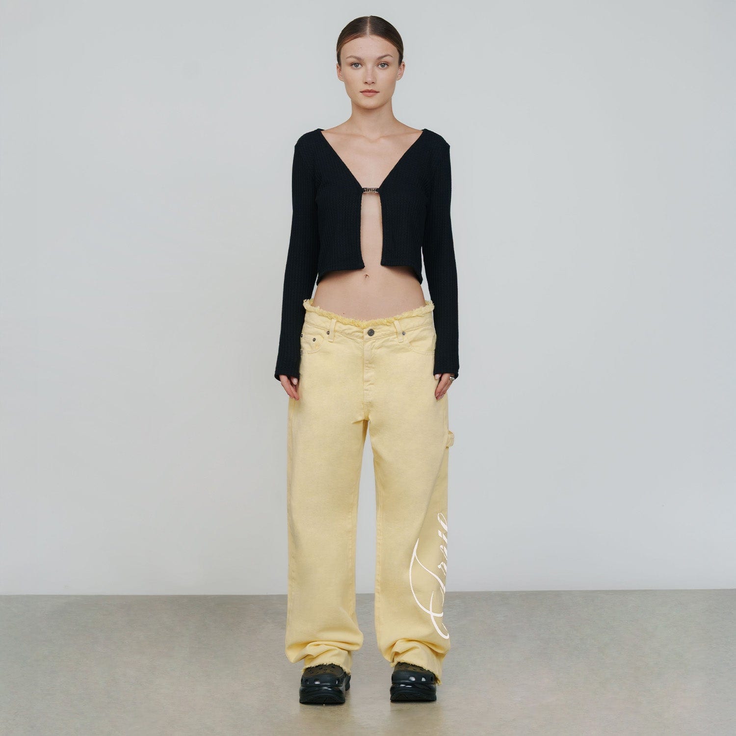 Mid-Rise Pants - Butter Yellow - imagen 5