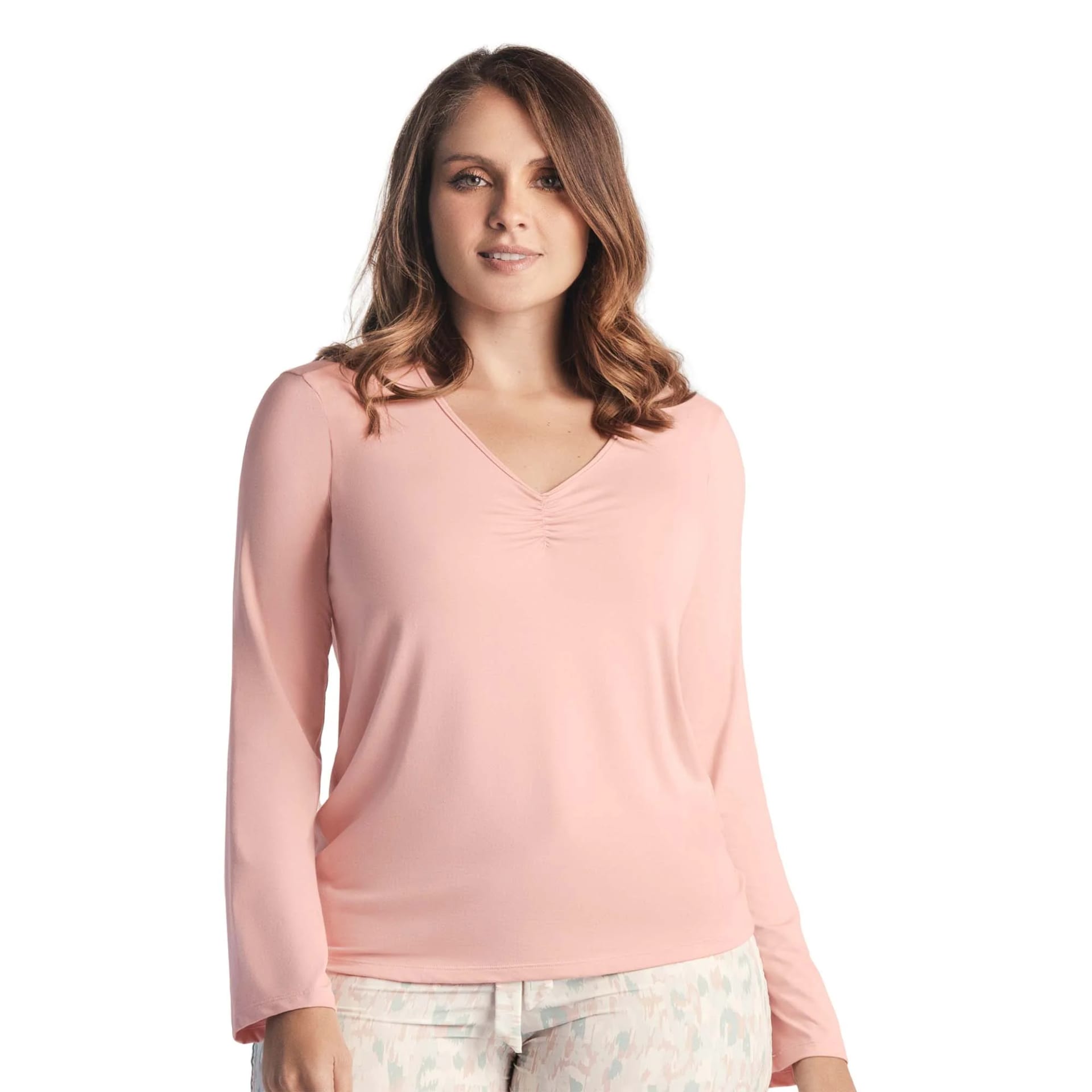 CAMIBUSO DE PIJAMA CON DETALLE RECOGIDO - imagen 2