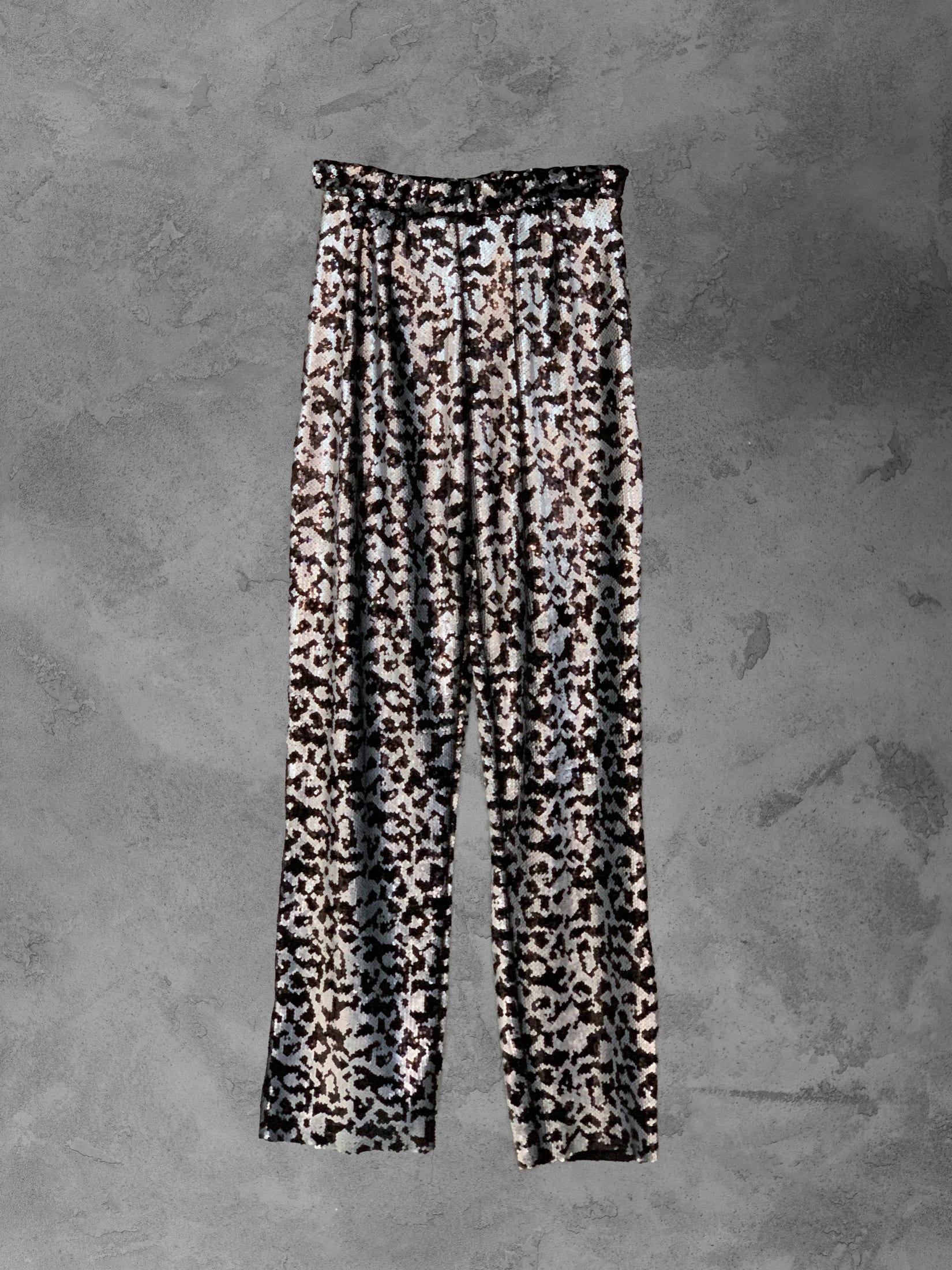 SILVER LEOPARD PANTS - imagen 1