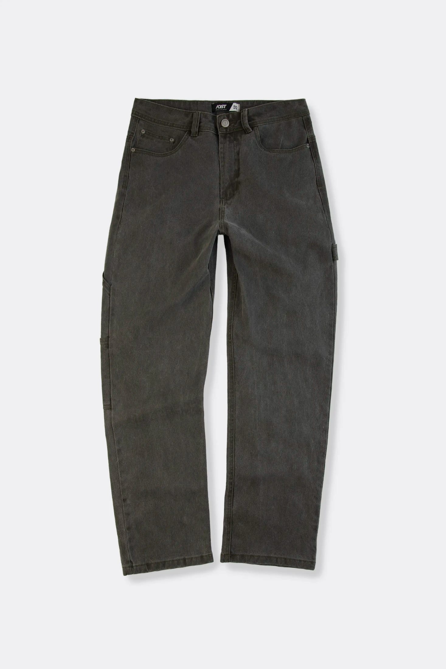 PANTALON CARGO COLOR VERDE MILITAR - imagen 1