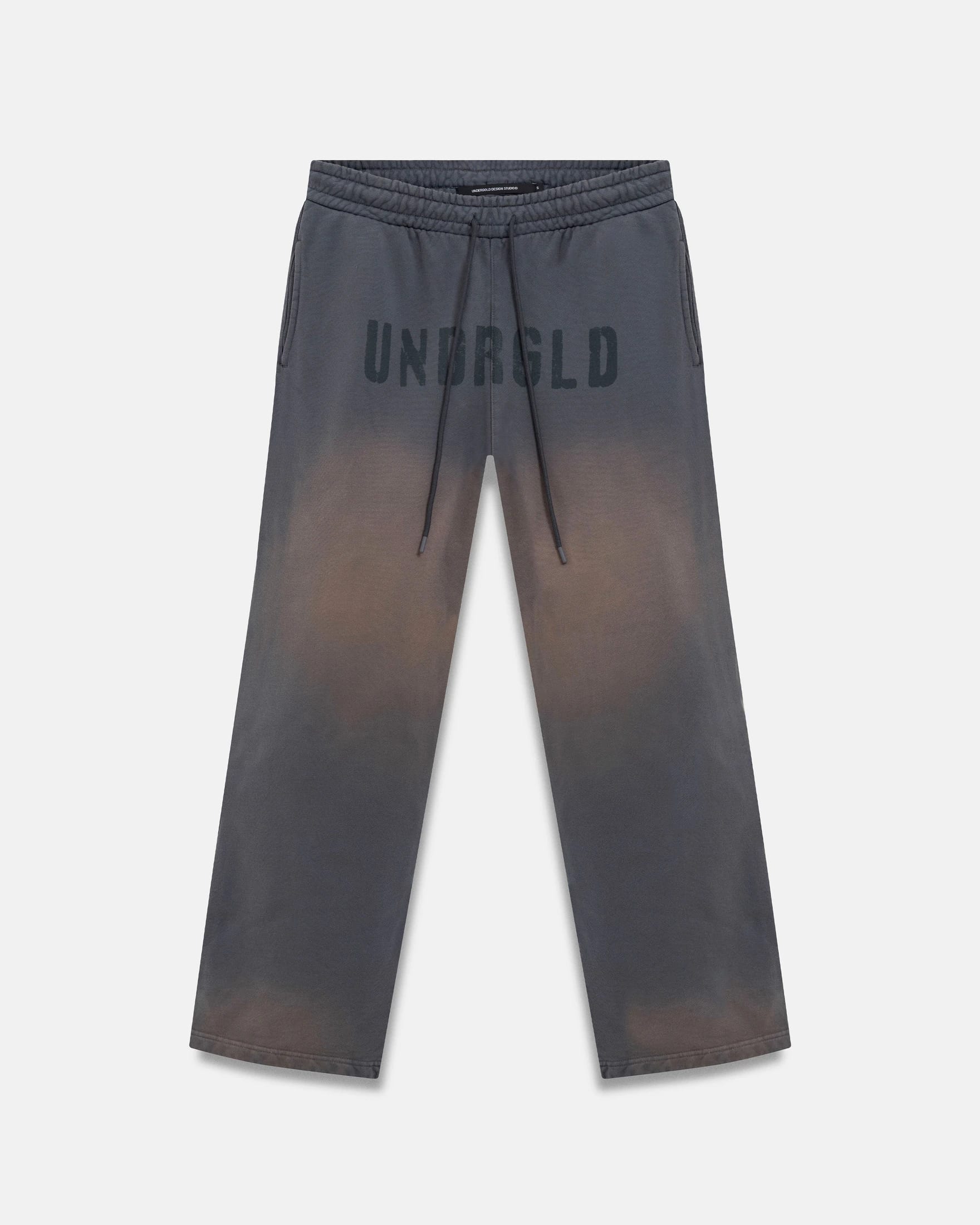 Spring Worn Logo Straight Pants Sandblast Gray - imagen 1