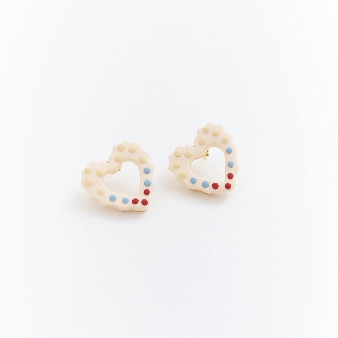 Aretes Latidots tricolor mini - imagen 1