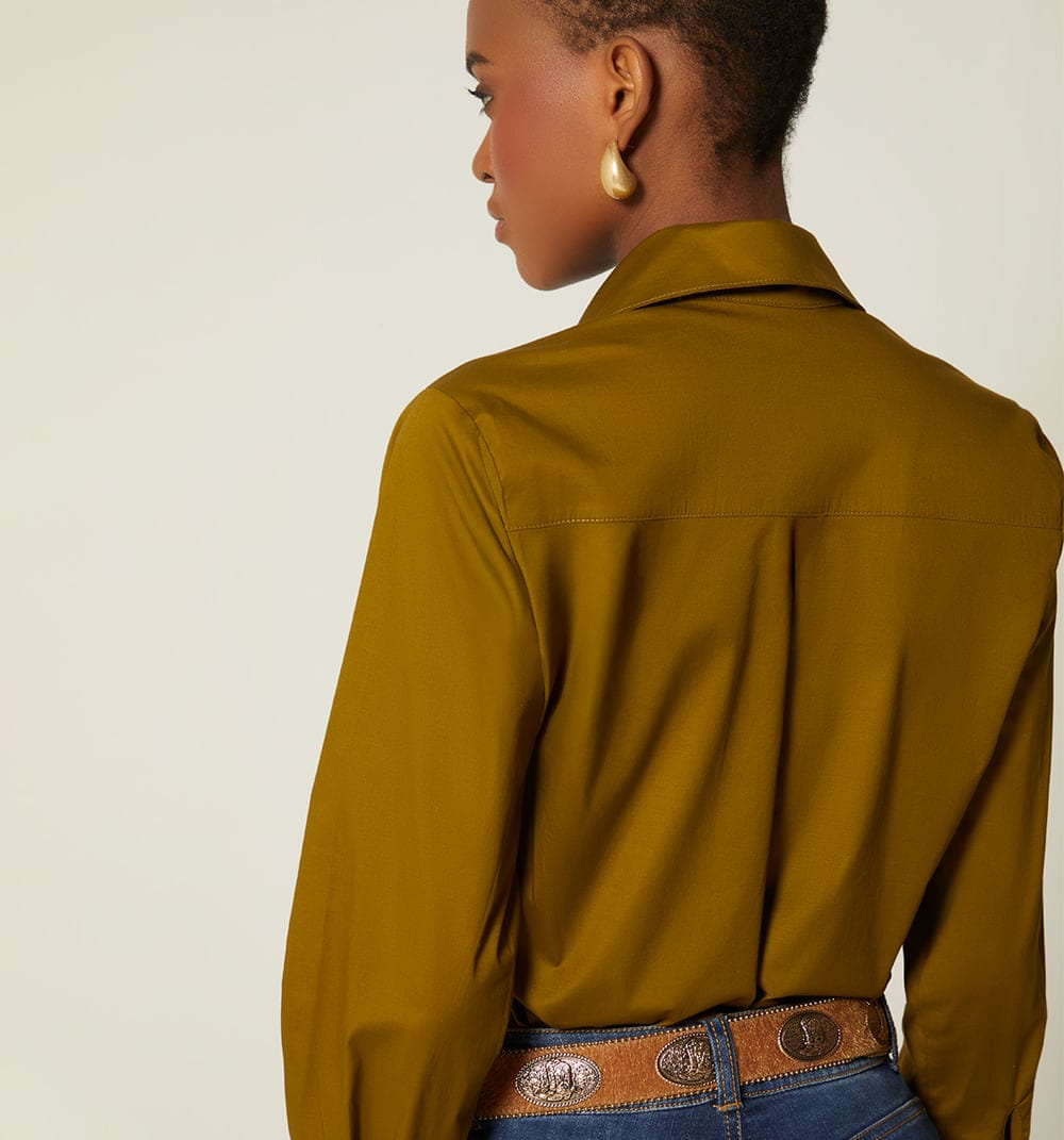 Camisera basica manga larga entallada - imagen 4
