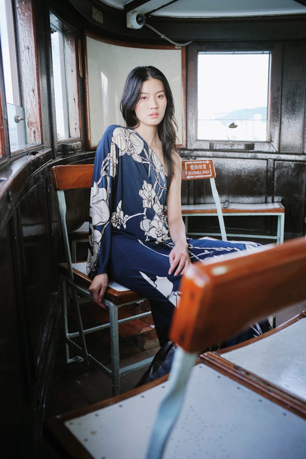 Vestido selma azul navy - imagen 3