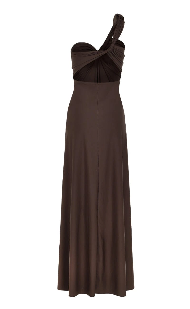 VESTIDO LARGO LIGTH CAFE - imagen 2