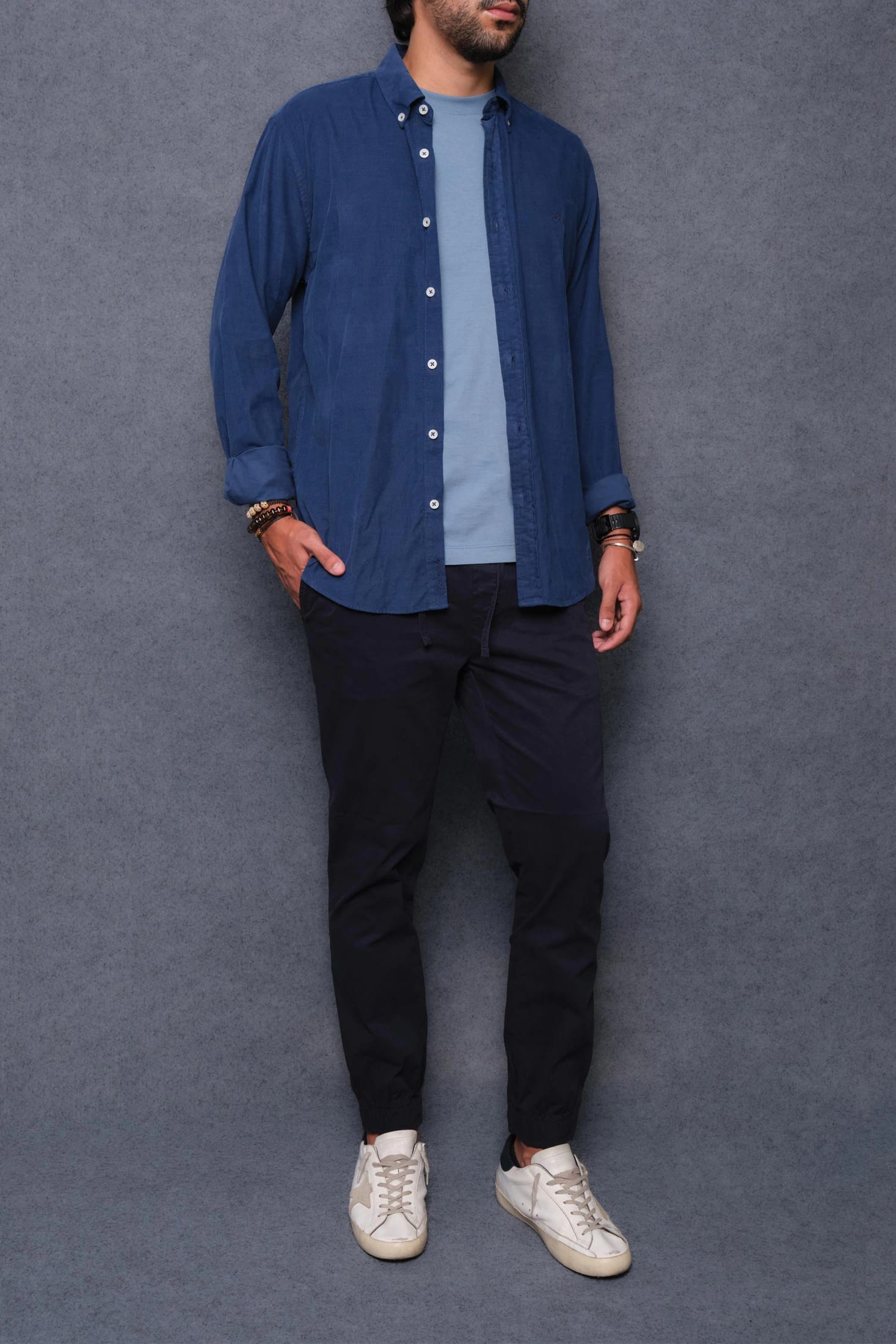 CAMISA PANA AZUL - imagen 2