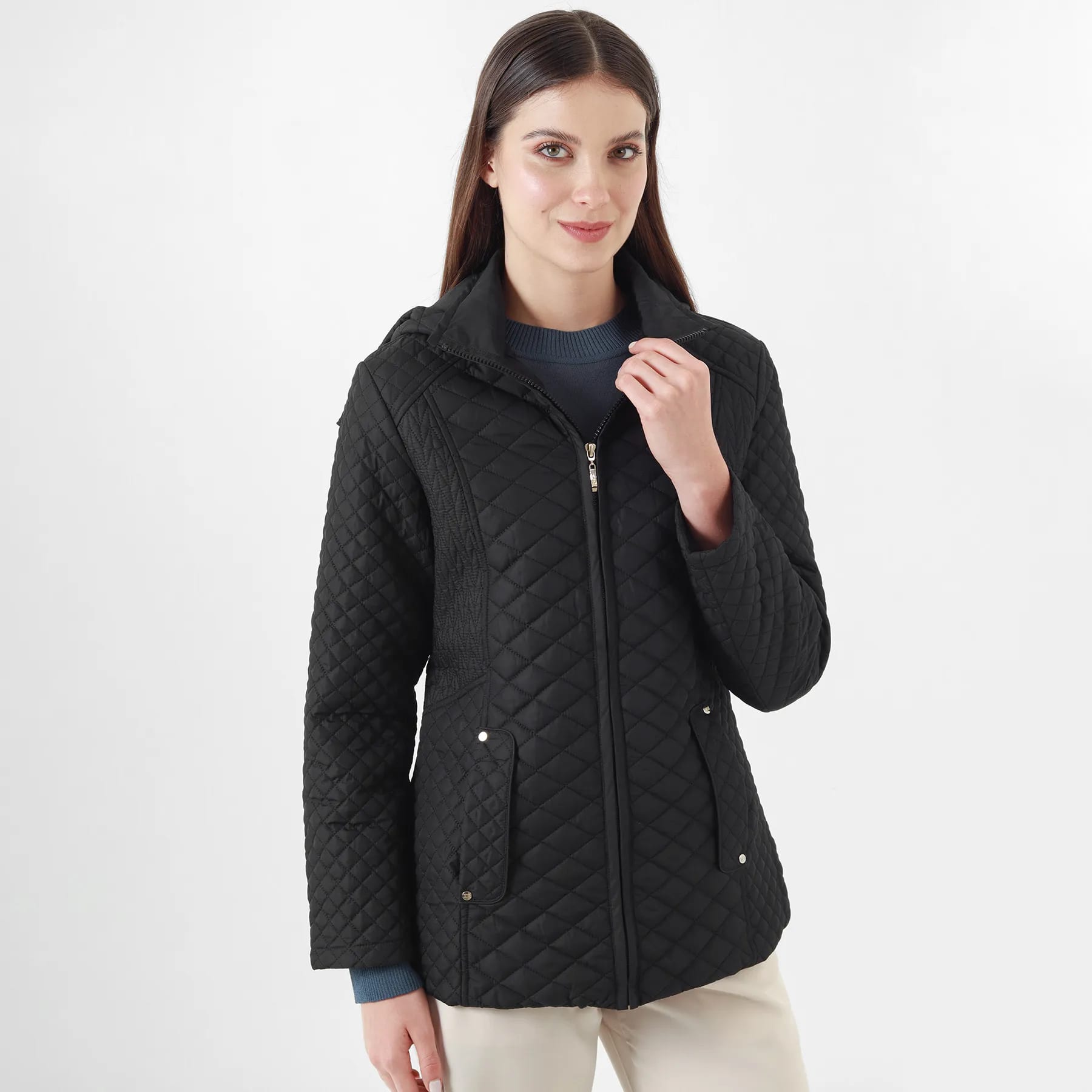 Chaqueta Cuello Alto Manga Larga - imagen 2