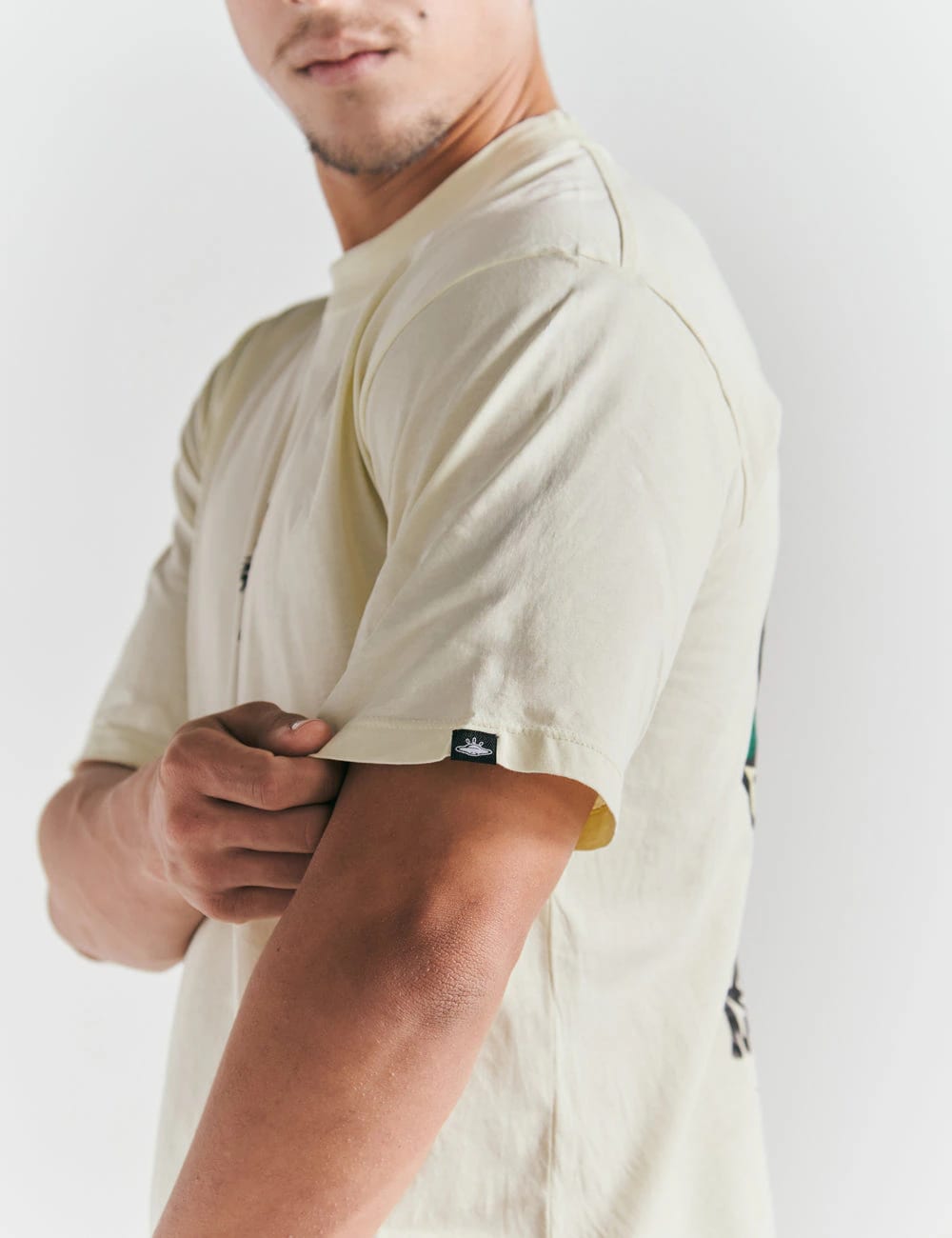 Camiseta Oversize Baja la marea  amarillo pastel Hombre - imagen 12