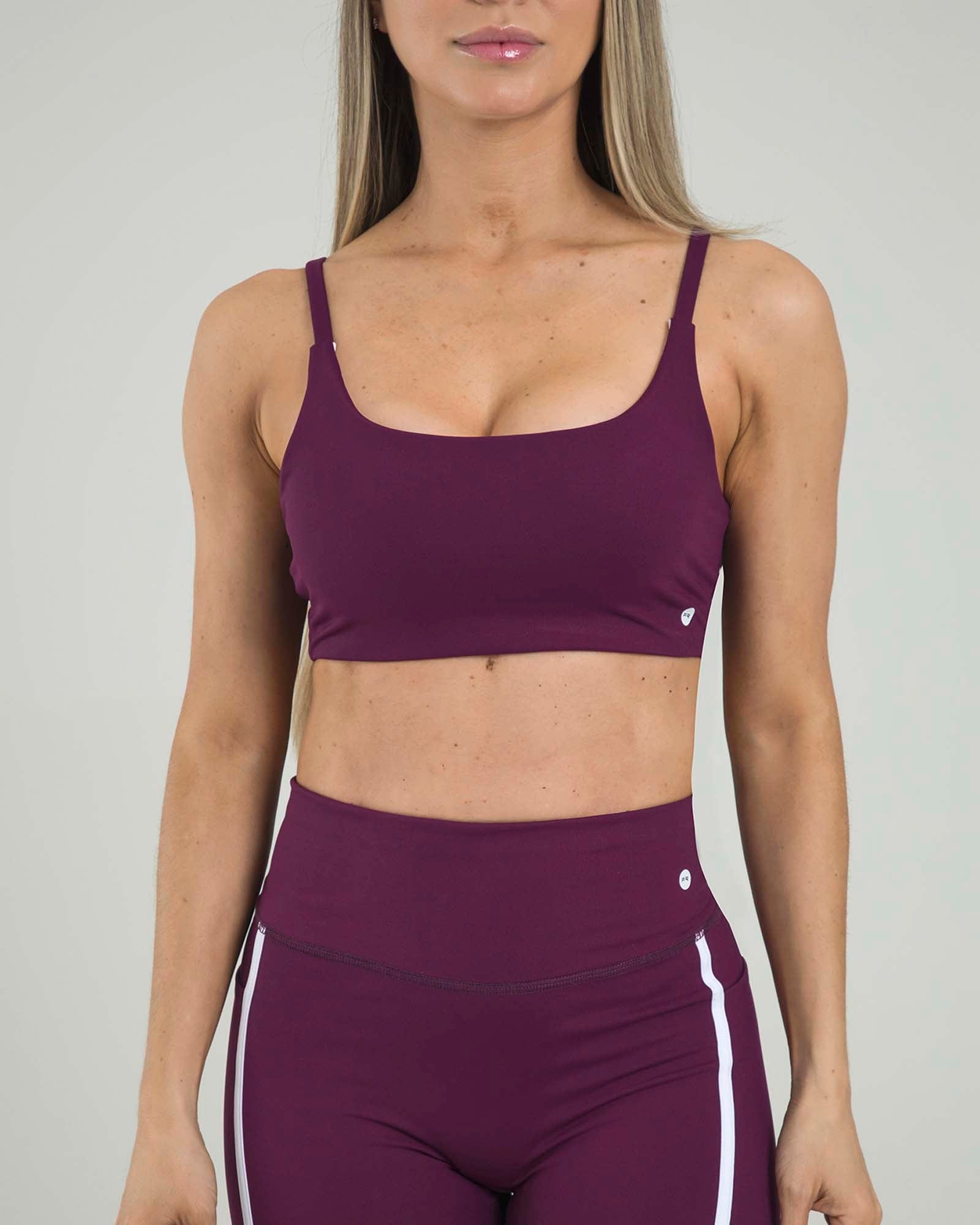 Top sisa sculpt line uva amaranta lumen FIBER - imagen 2