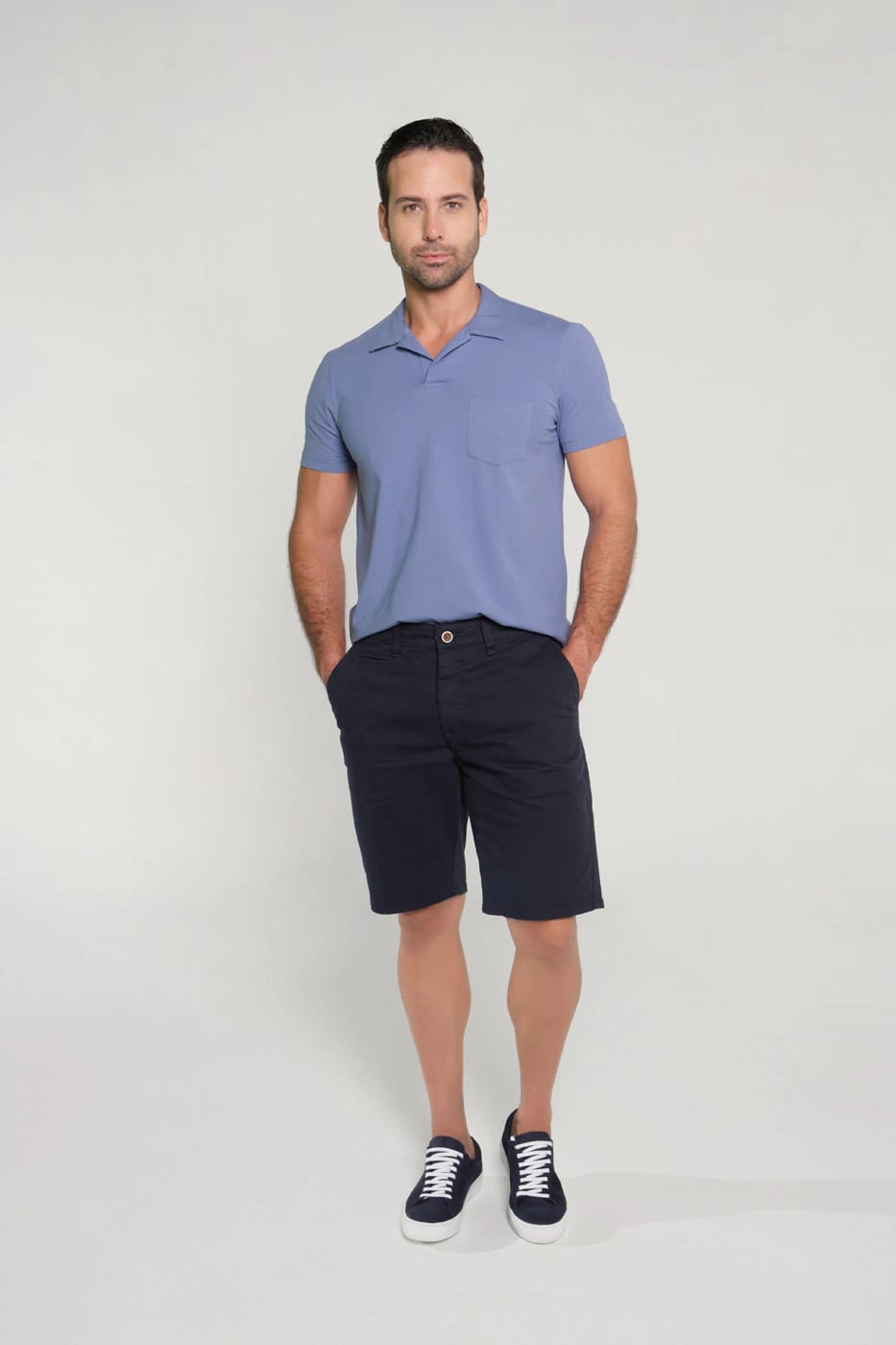 Camiseta Regular Polo Azul Colbalto - imagen 2
