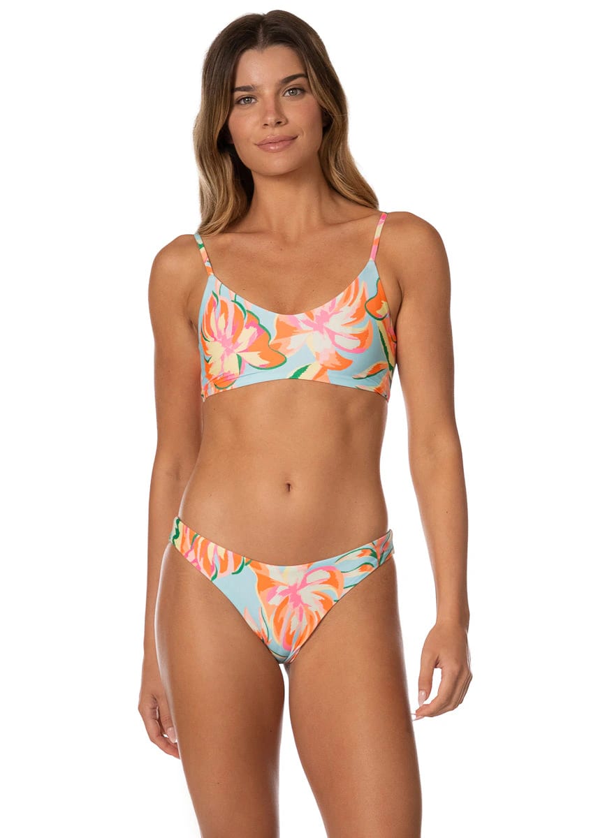 Maaji Fiesta Bloom Iconic Low Rise Thin Side Bikini Bottom - imagen 4