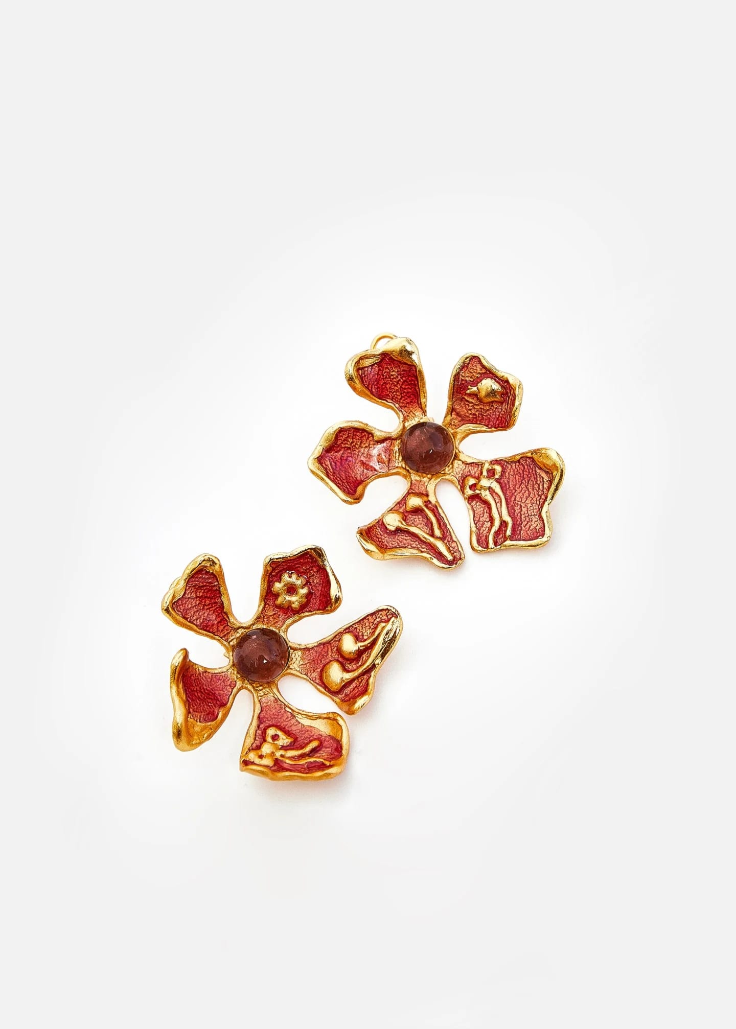 Aretes Maxi Florastesia Berry - imagen 4