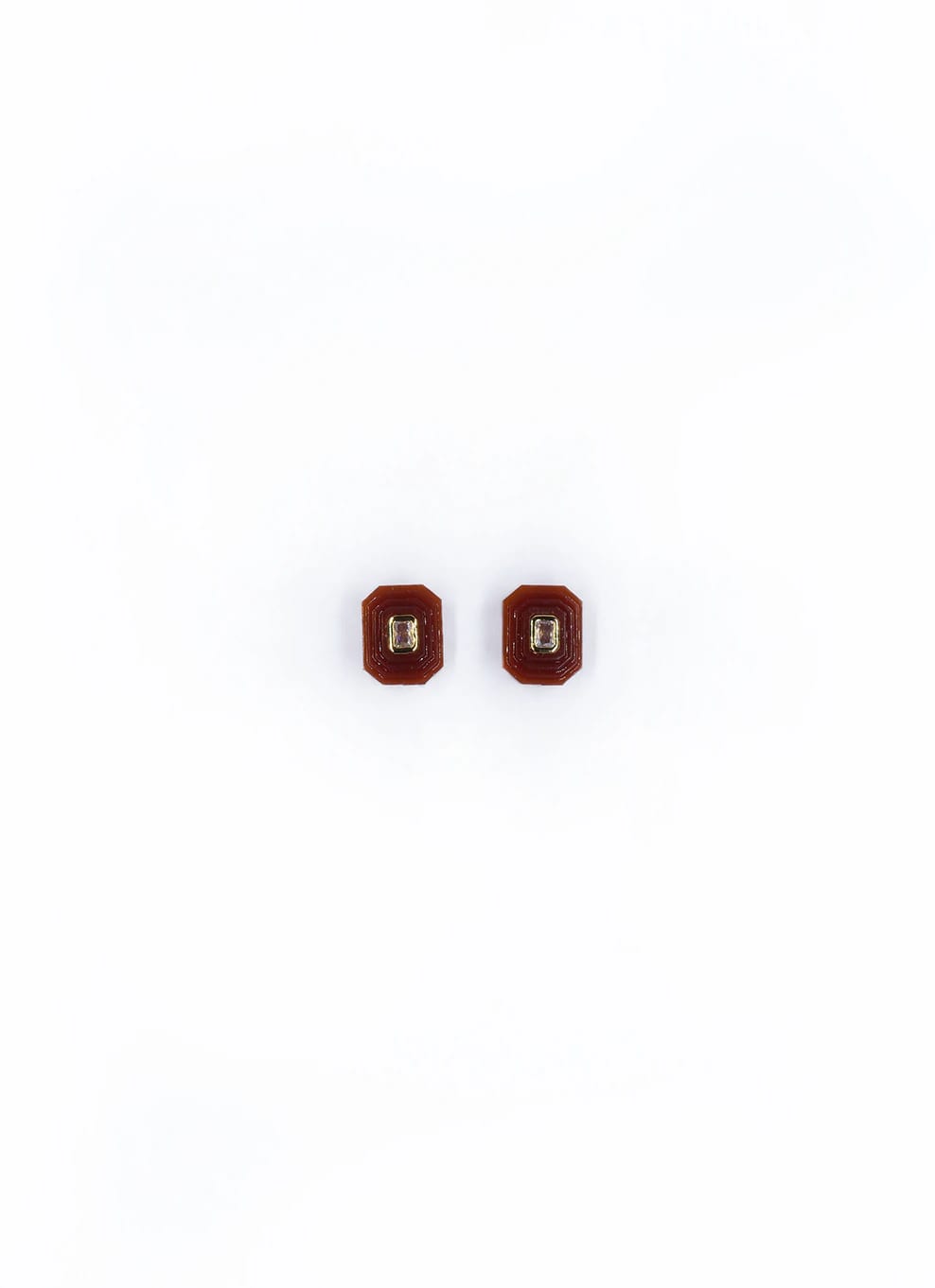 OTTAGONO S - BORDEAUX EARRINGS - imagen 4