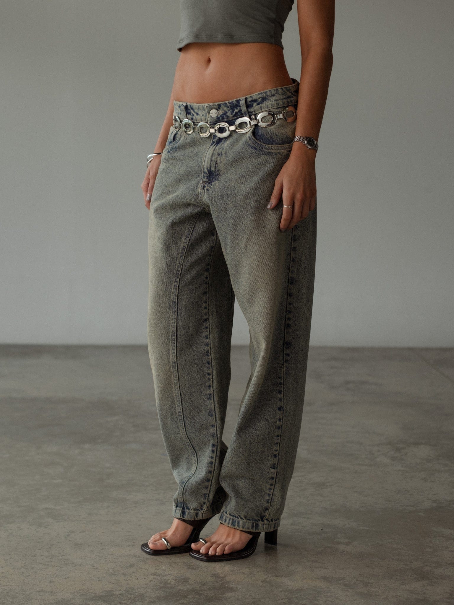 LONG BARREL JEAN - SUNBLEACHED - imagen 1