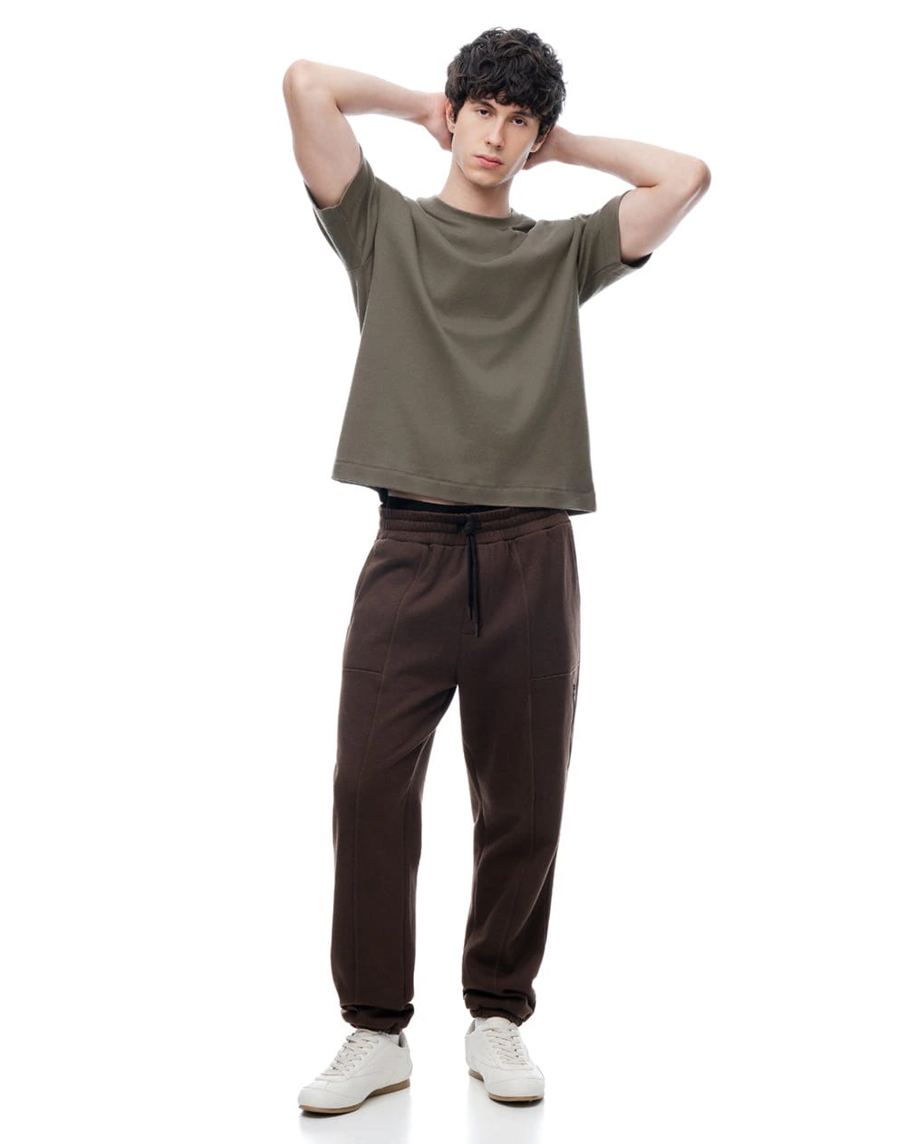 Camiseta manga corta regular café hombre - imagen 4