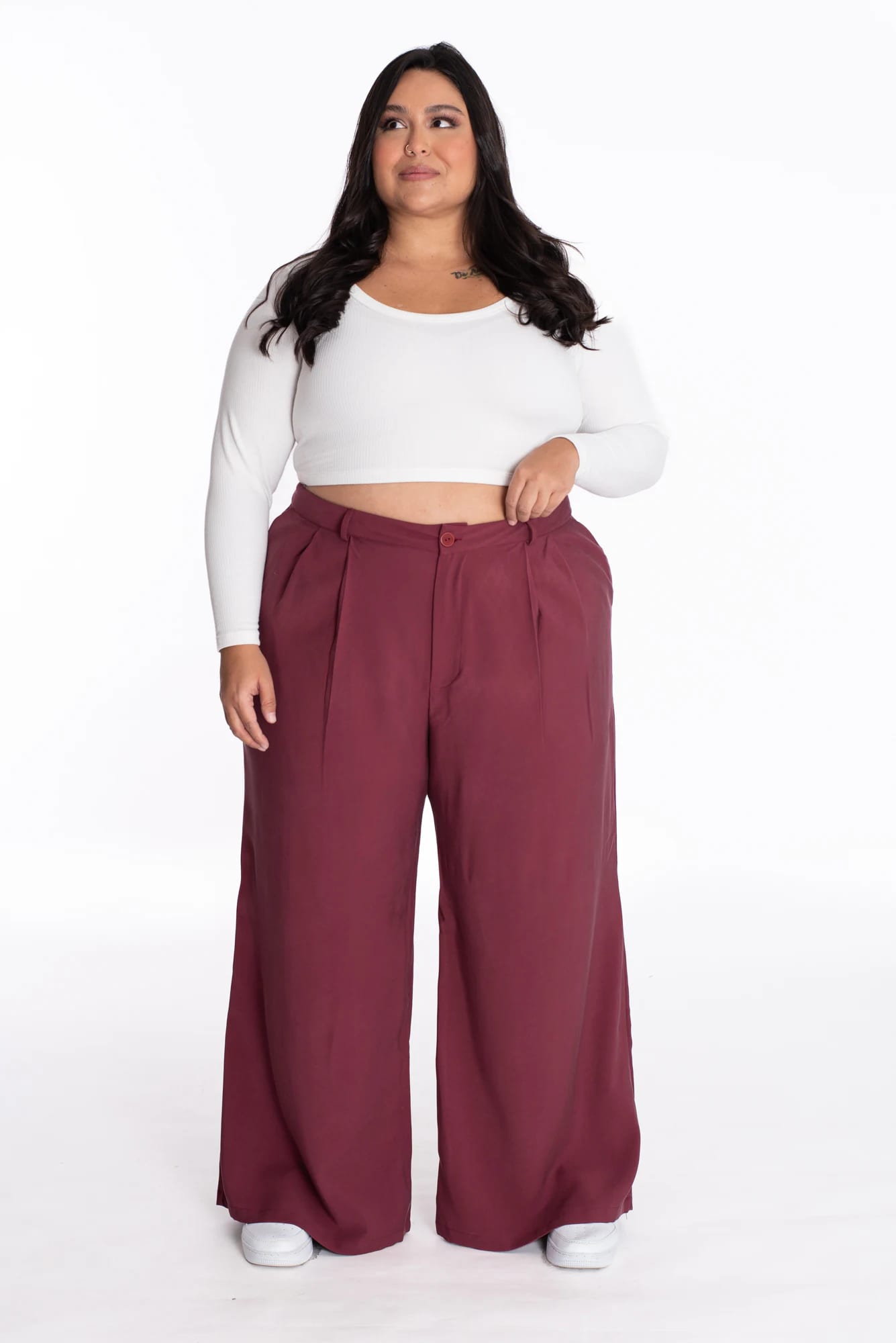 Pantalón Larisa Vino Tinto - imagen 8