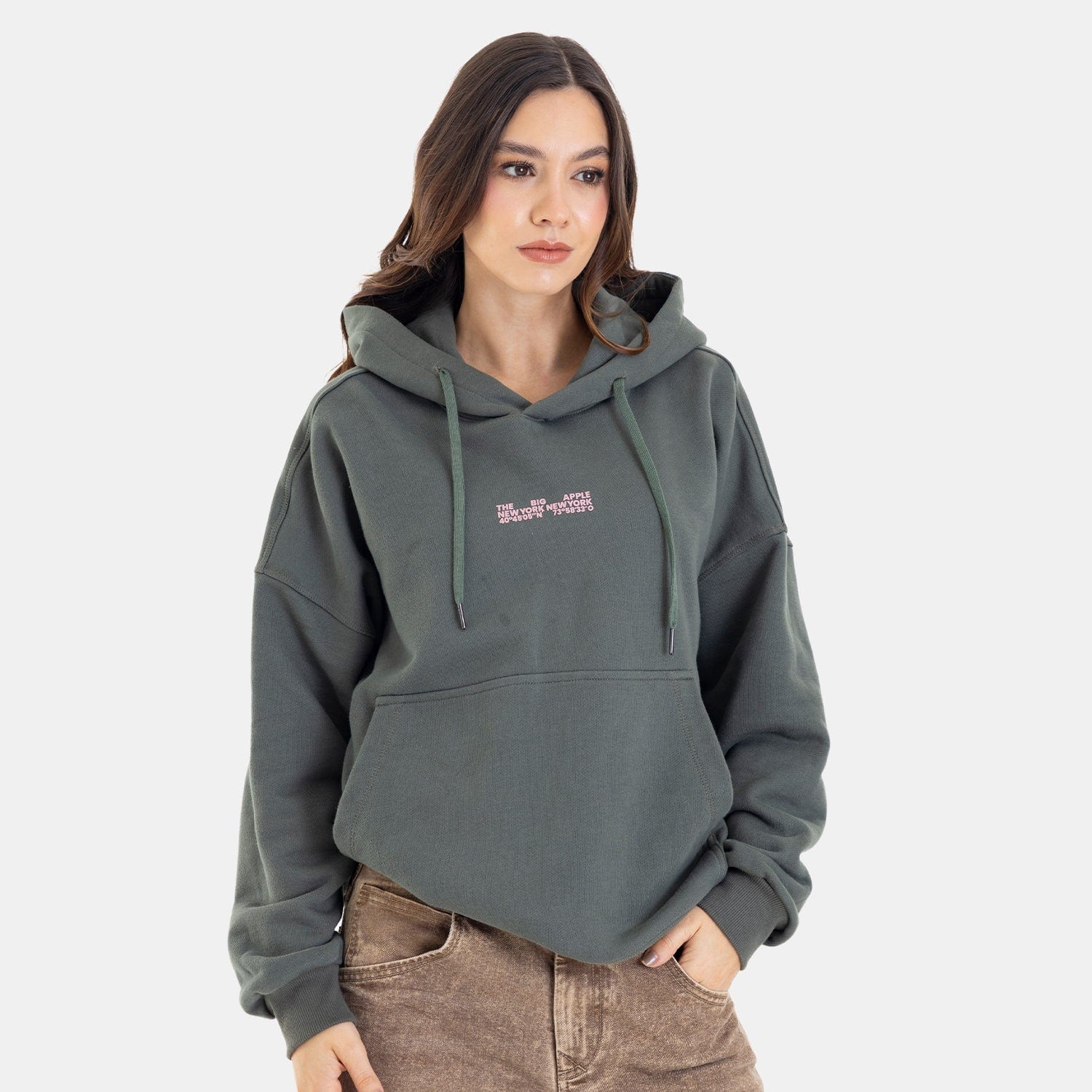 The Big Apple Hoodie Olive - imagen 10