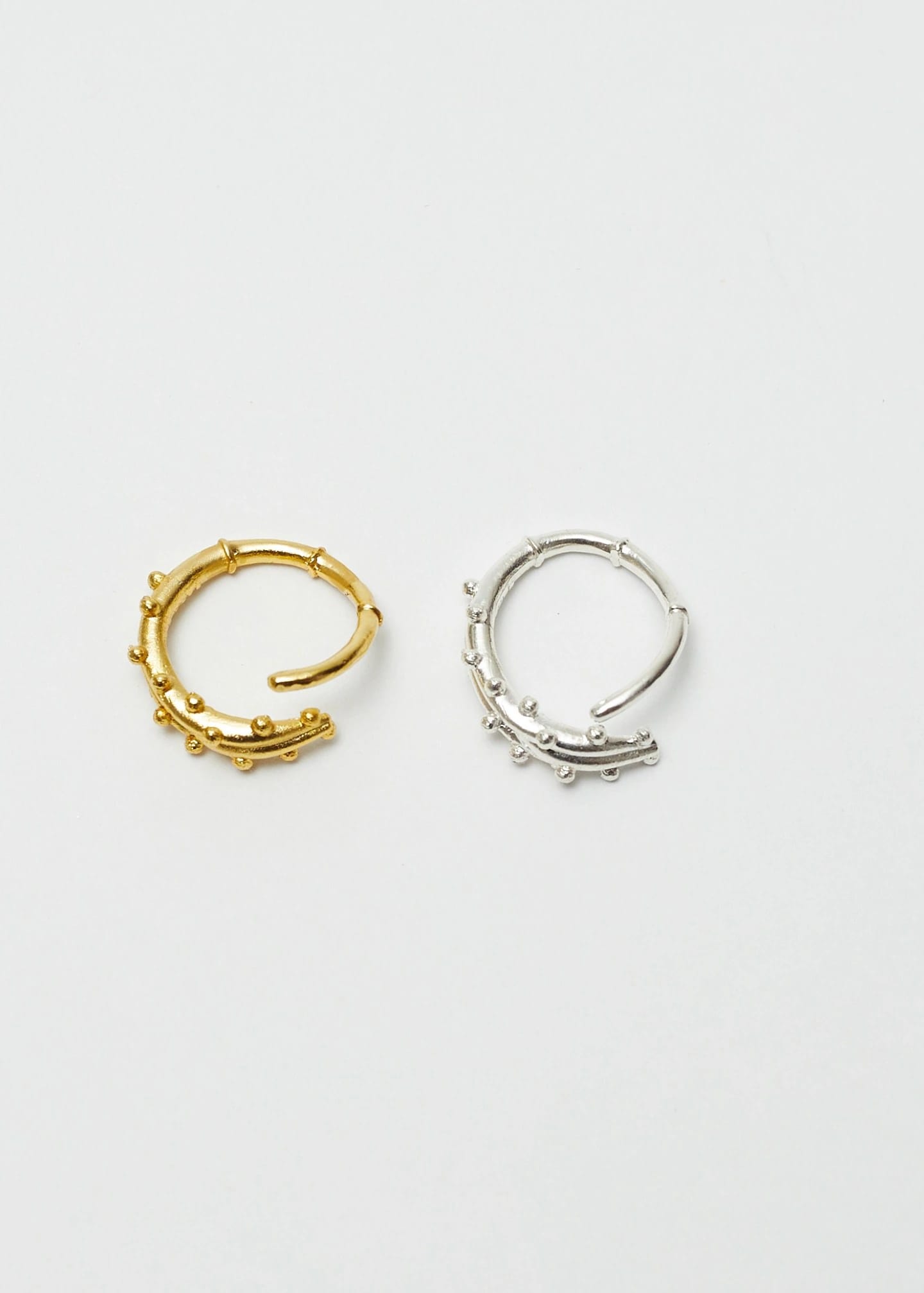 Set de anillos Estambre dorado y plata - imagen 3