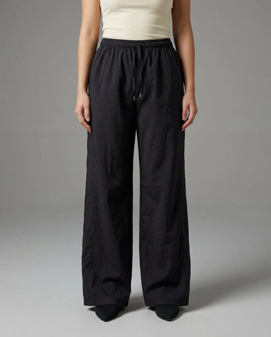 Pantalón Negro Jaspeado - imagen 1