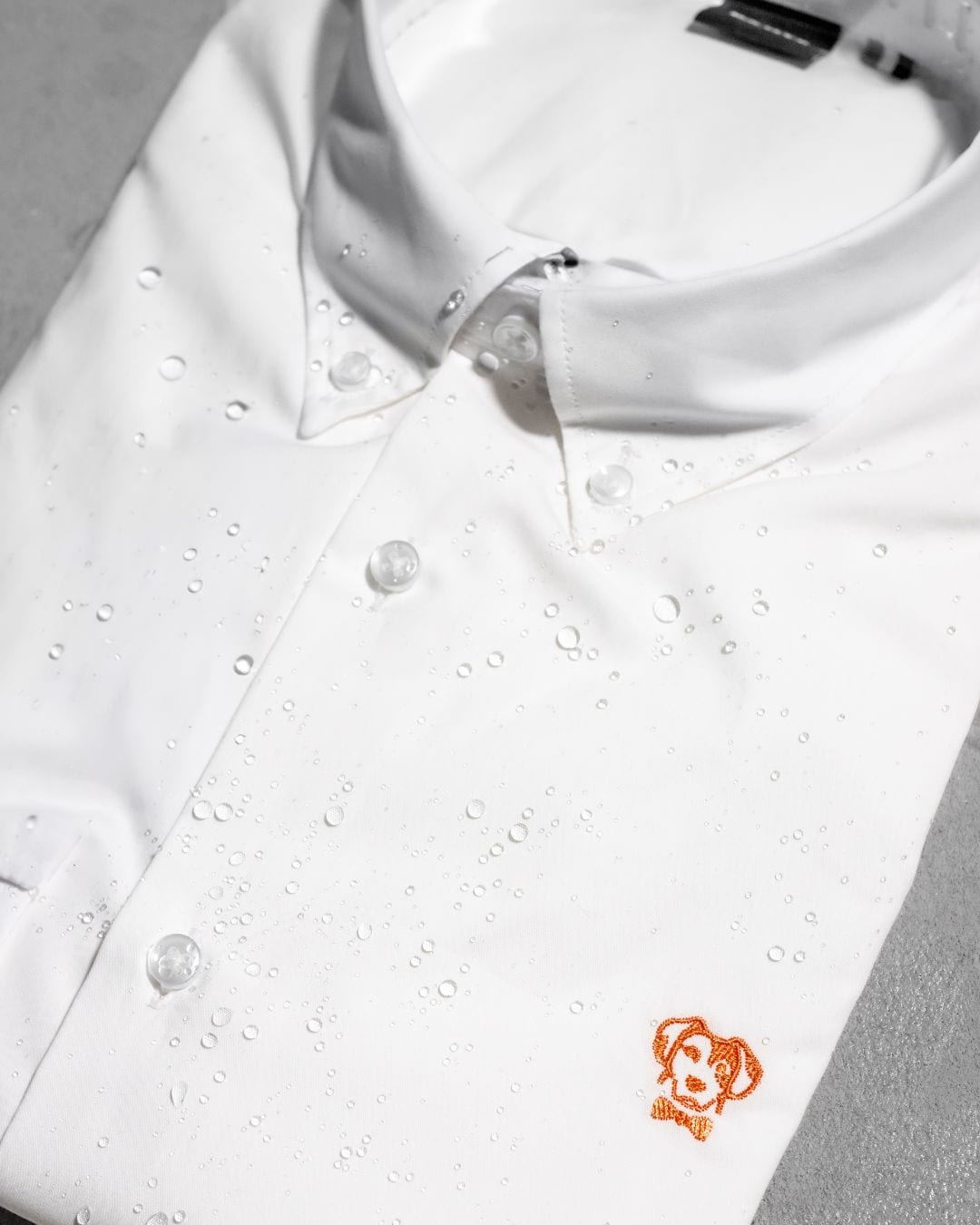 Camisa Antimanchas Popelina Blanco Logo Coral - Talla Regular - imagen 5