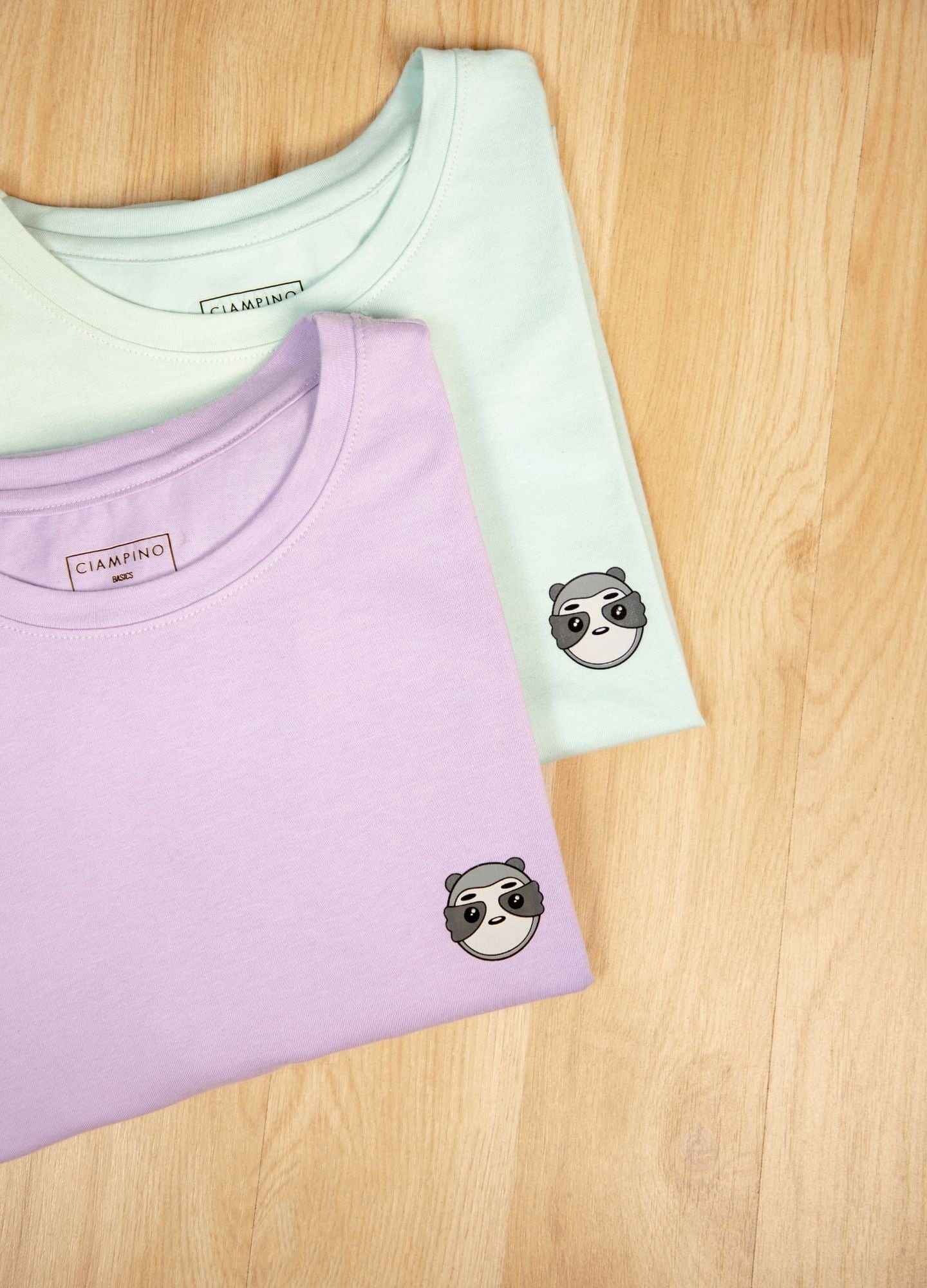 Basic Perezoso Camiseta Regular – Celeste - imagen 5