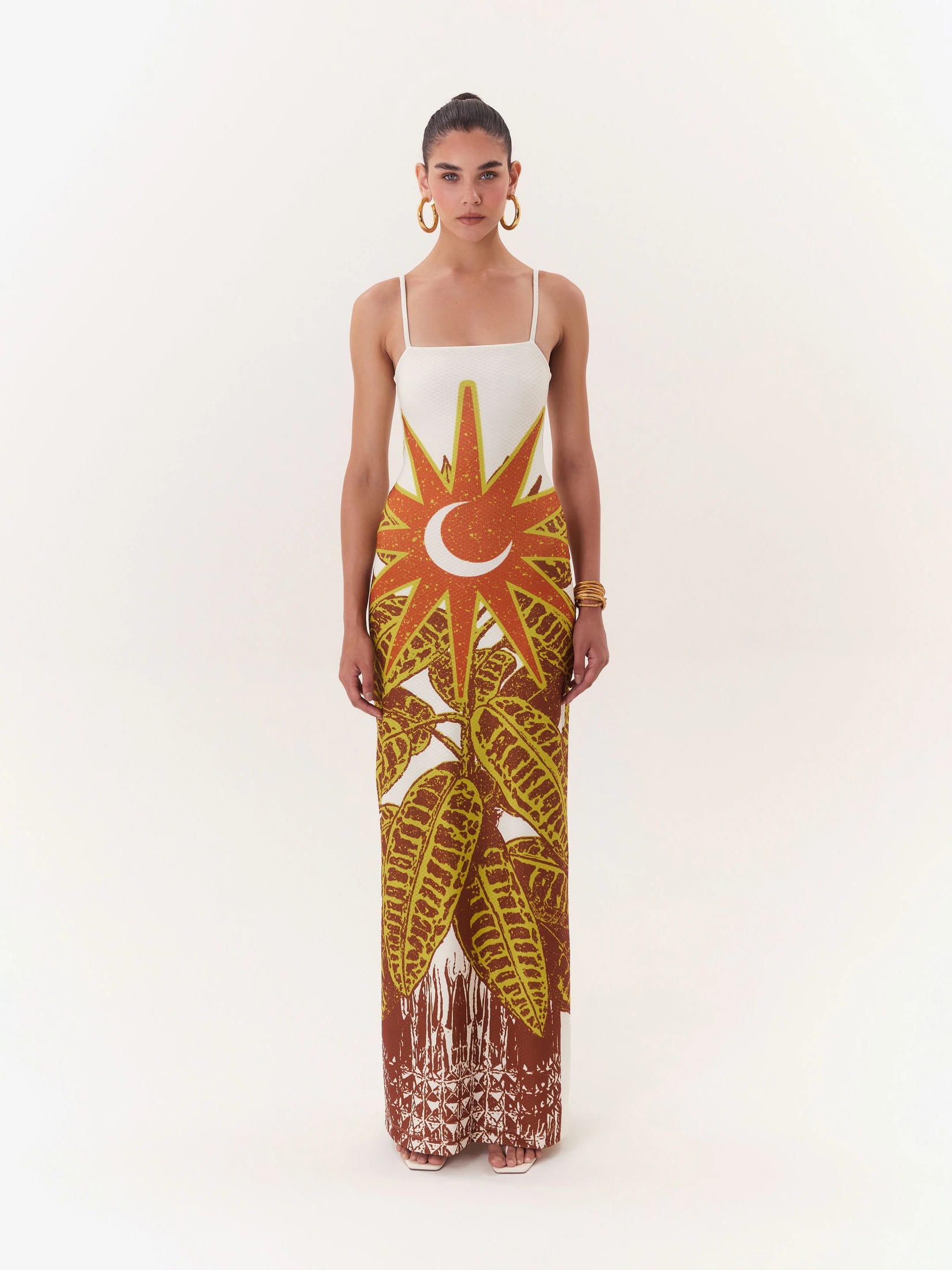 Maxi Dress Solar - Café - imagen 1