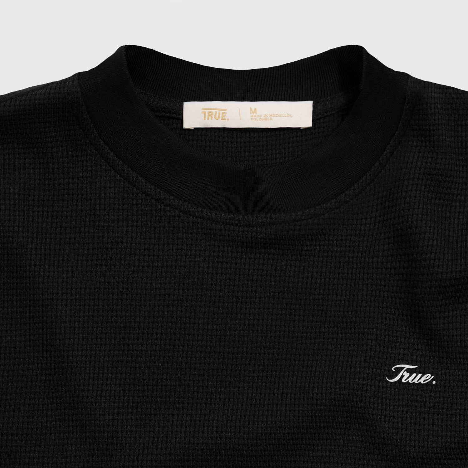 Textured Boxy Tee - Black - imagen 6