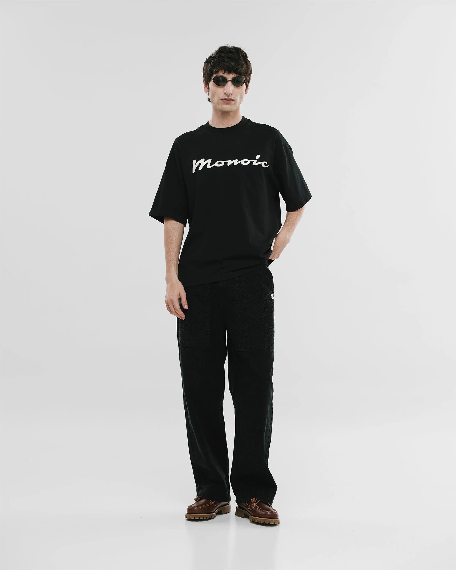 Camiseta Boxy Fit Riva - Negro Oscuro (Exclusive) - imagen 2