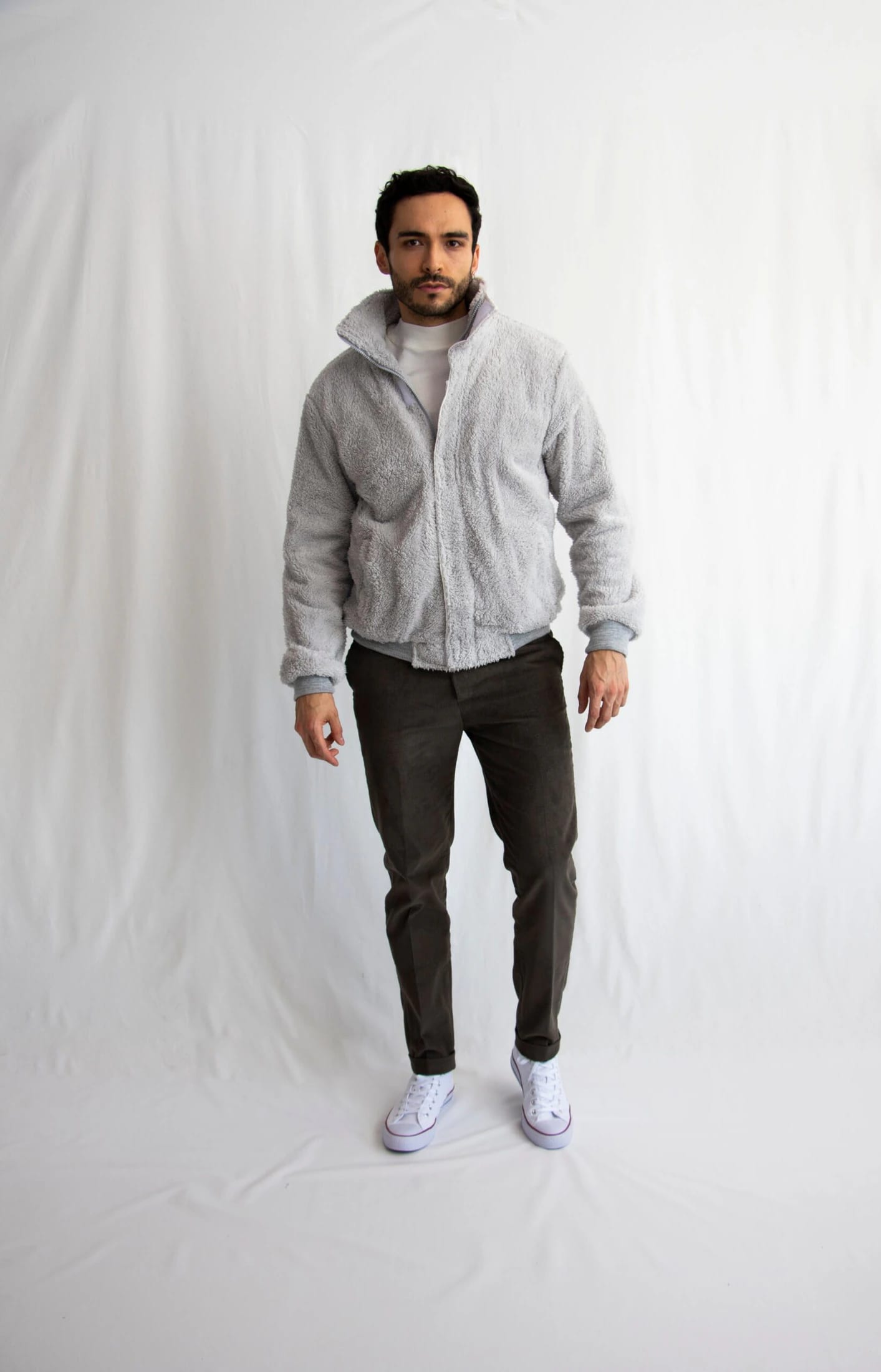 Chaqueta oveja gris - imagen 1