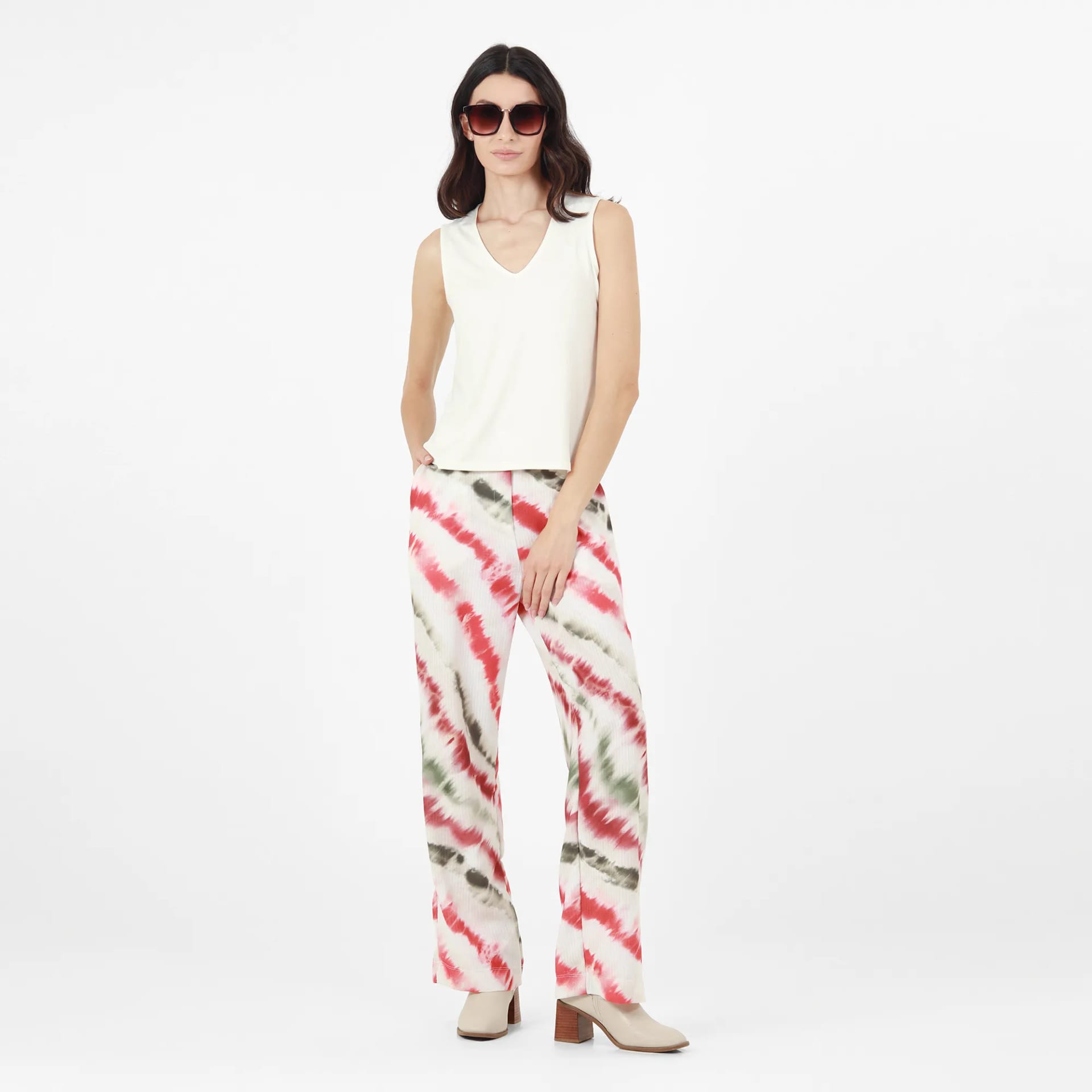 Pantalon Tiro Alto Bota Recta - imagen 1