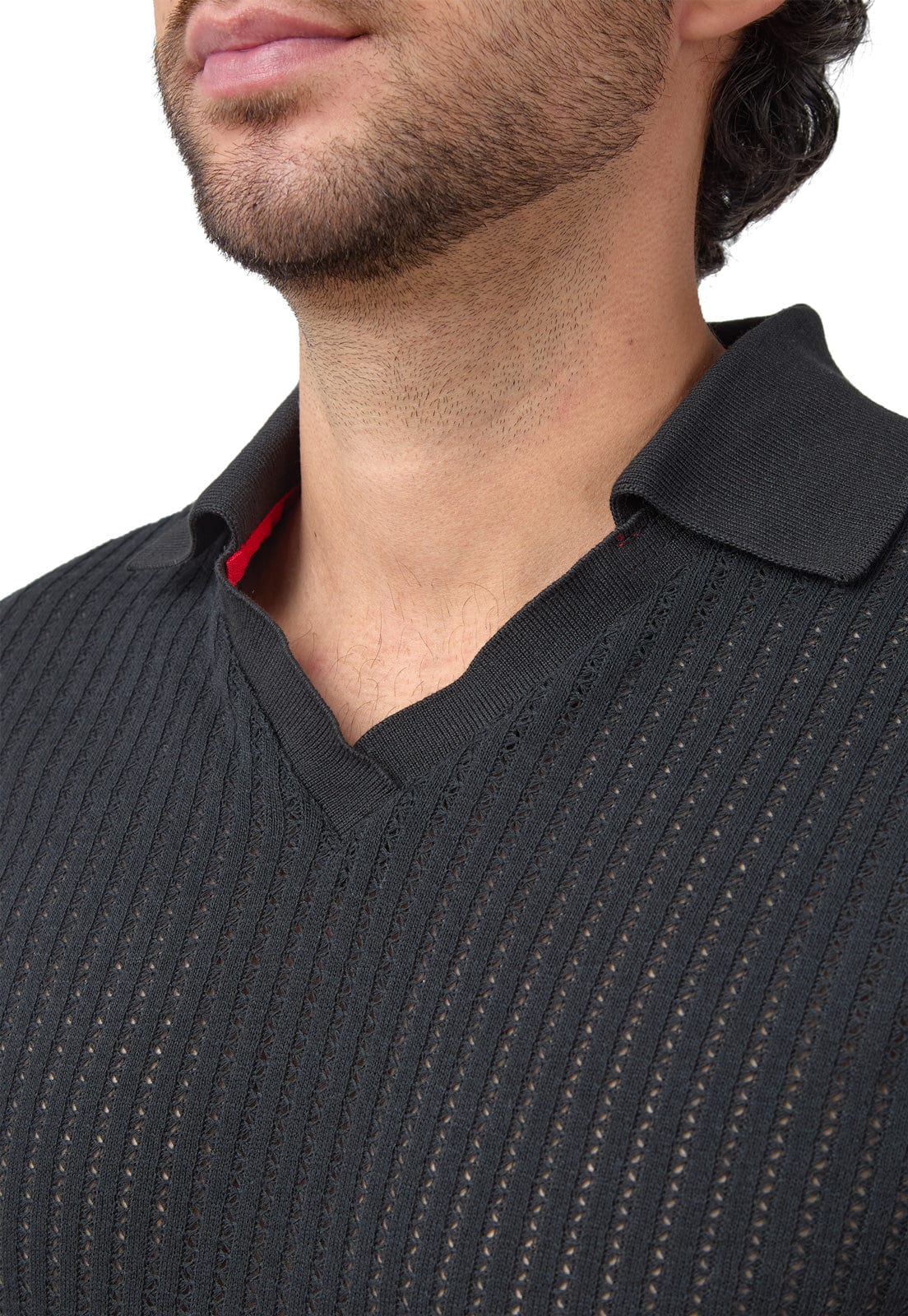 Polo tejida negra - imagen 4