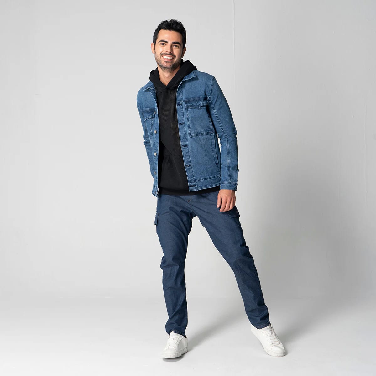 Chaqueta Denim Slim Dobby - imagen 5