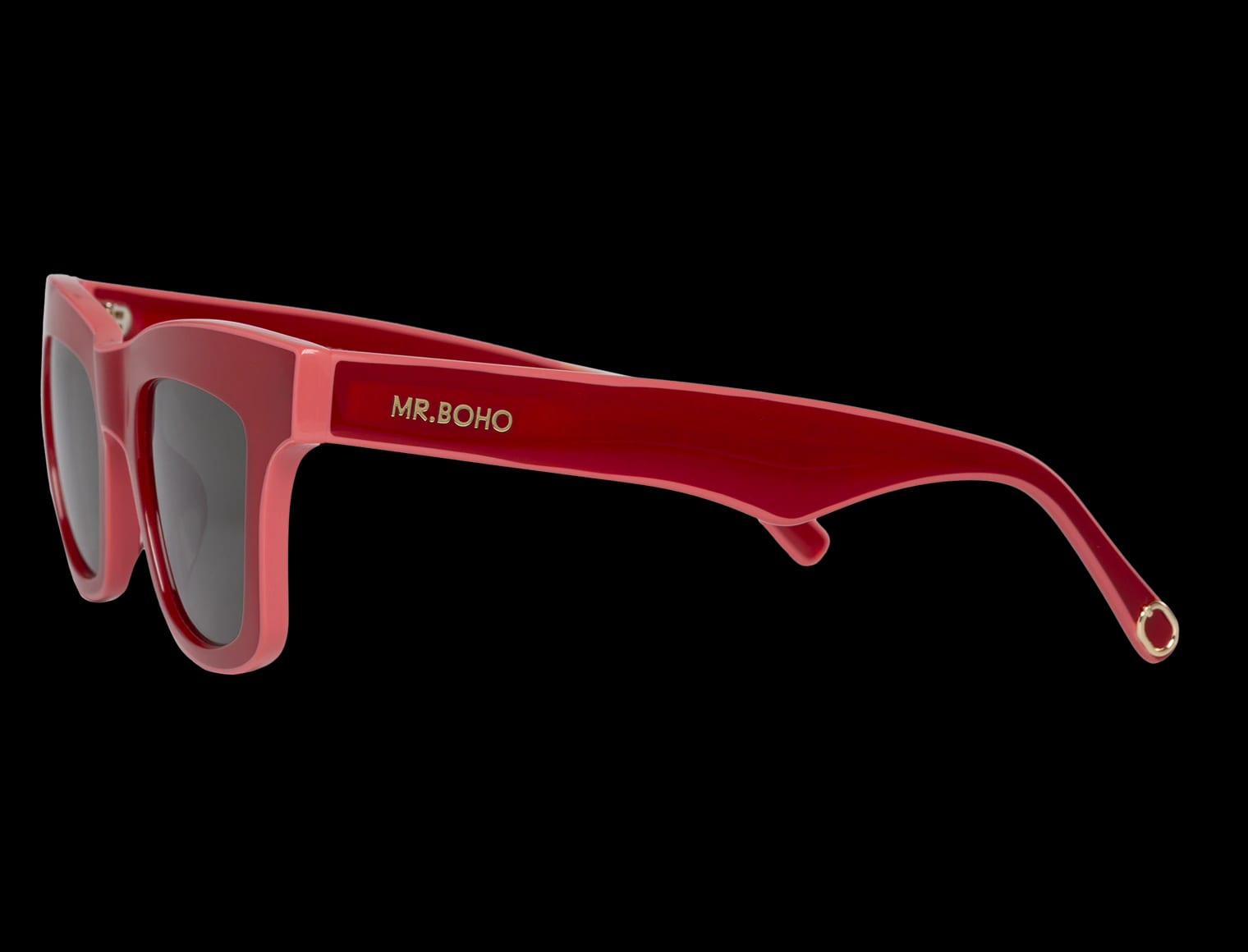 FLABELUS BY MR BOHO BOLD RED MONTAUK - WITH CLASSICAL LENSES - imagen 2
