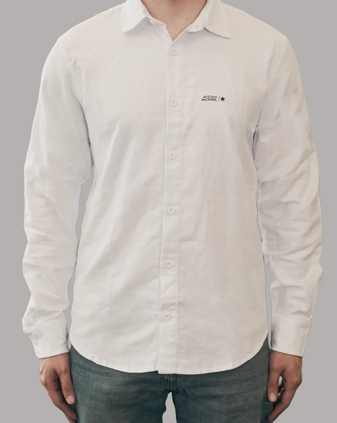 CAMISA LINO MANGA LARGA BLANCA HOMBRE - imagen 1