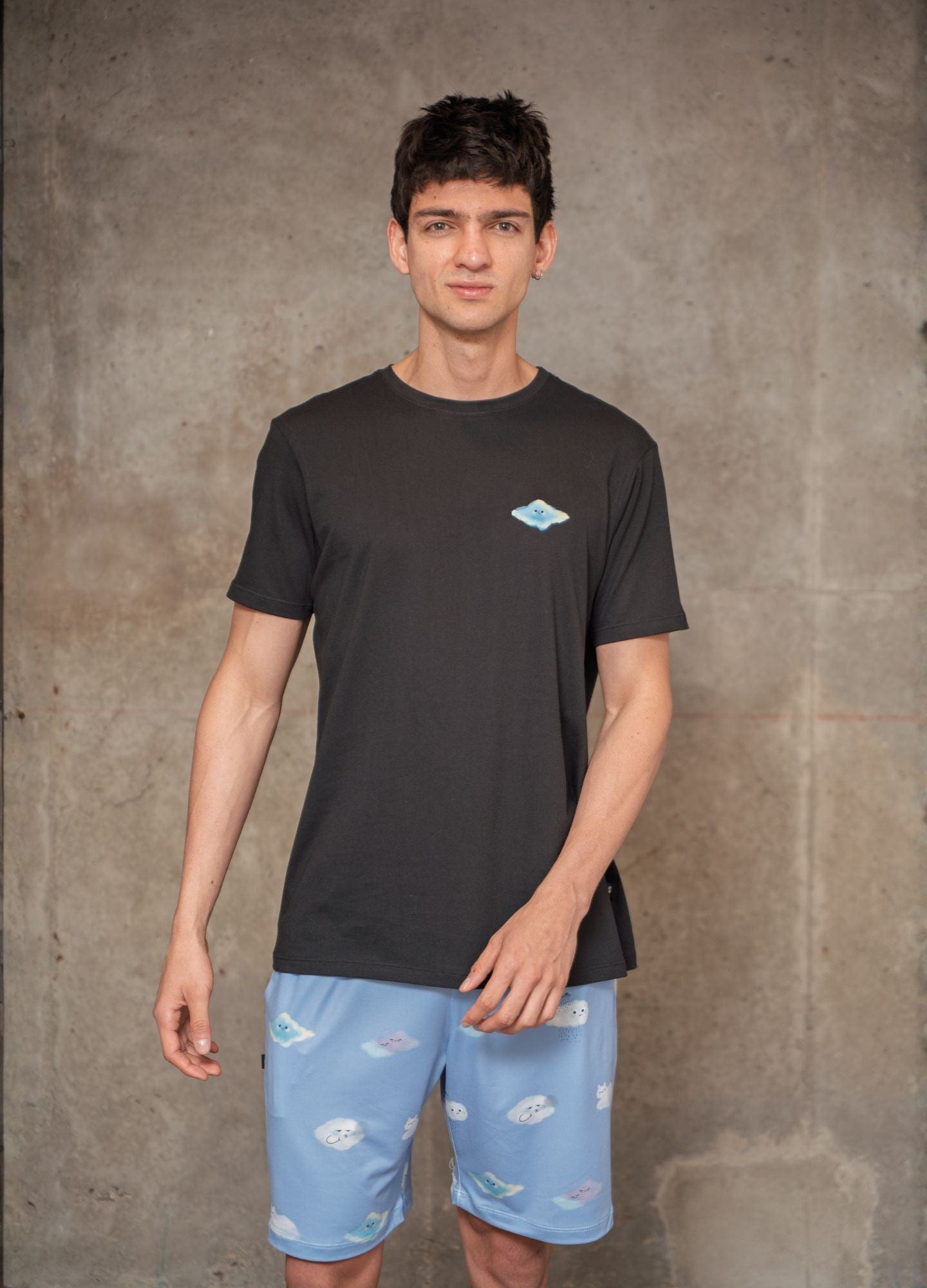 Conjunto Short Nubes - Azul Cielo - imagen 2