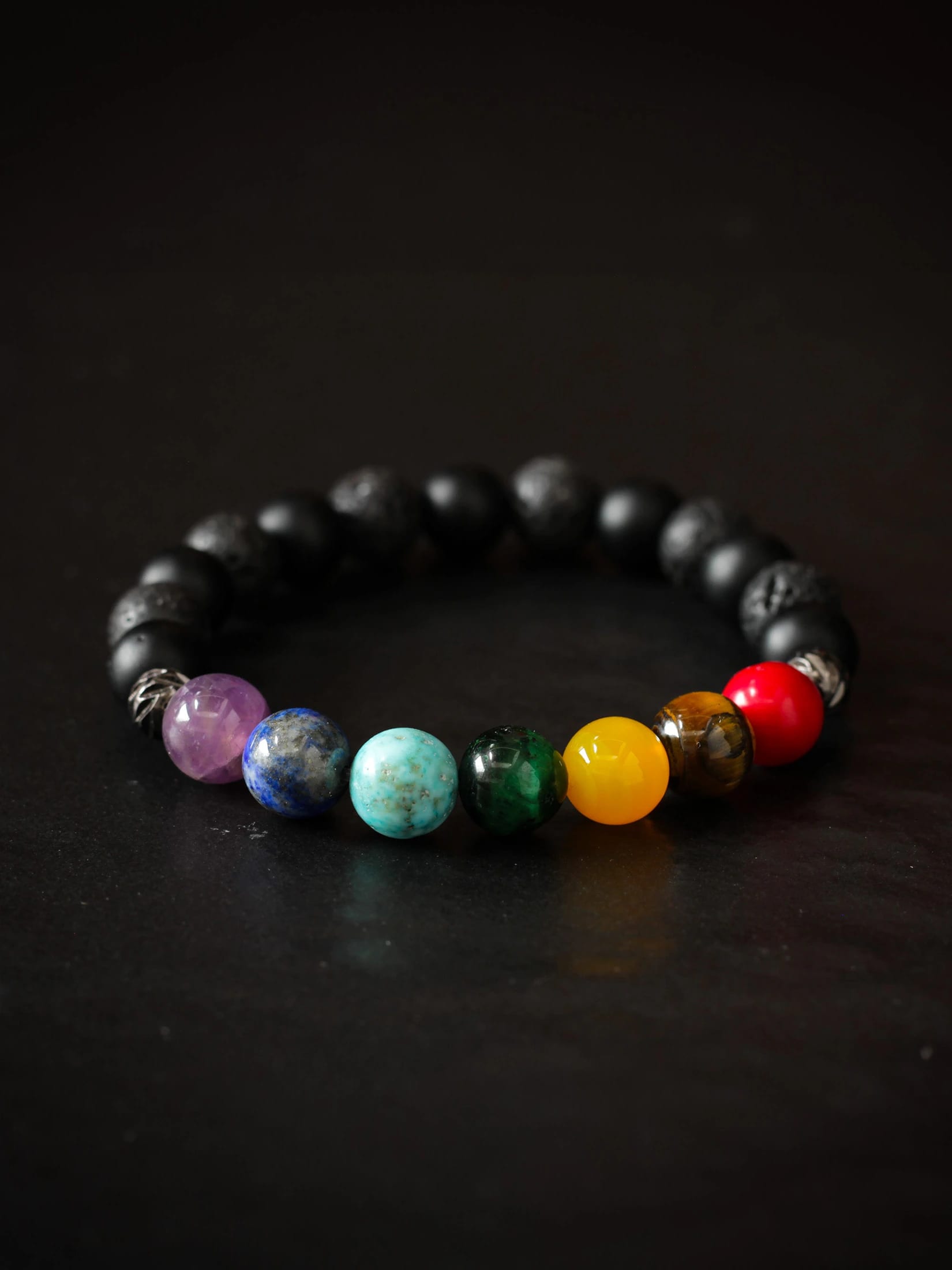 Brazalete 7 Chakras 8mm - imagen 2