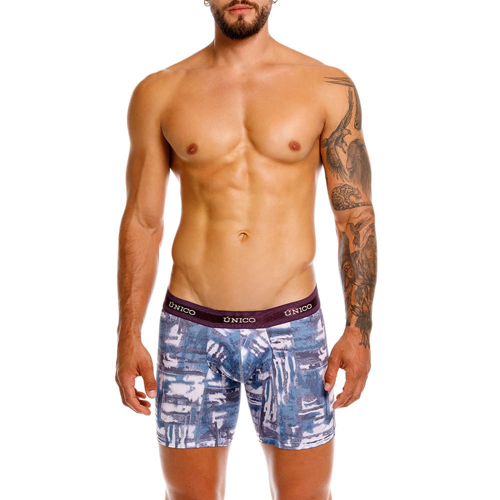 BOXER MEDIO IMPASTO AZUL - imagen 2