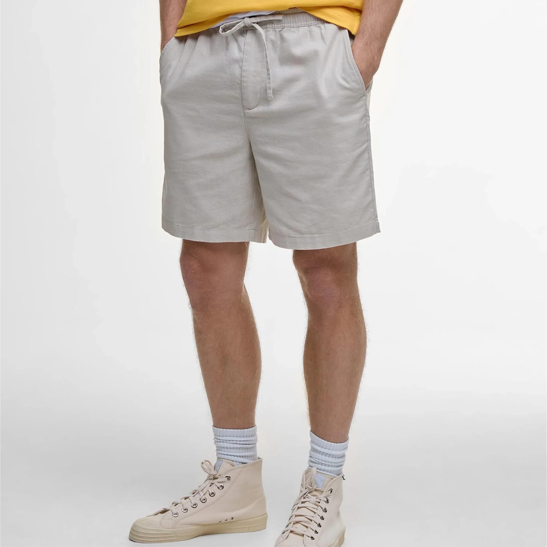 Cotton Linen Relaxed Shorts - imagen 7